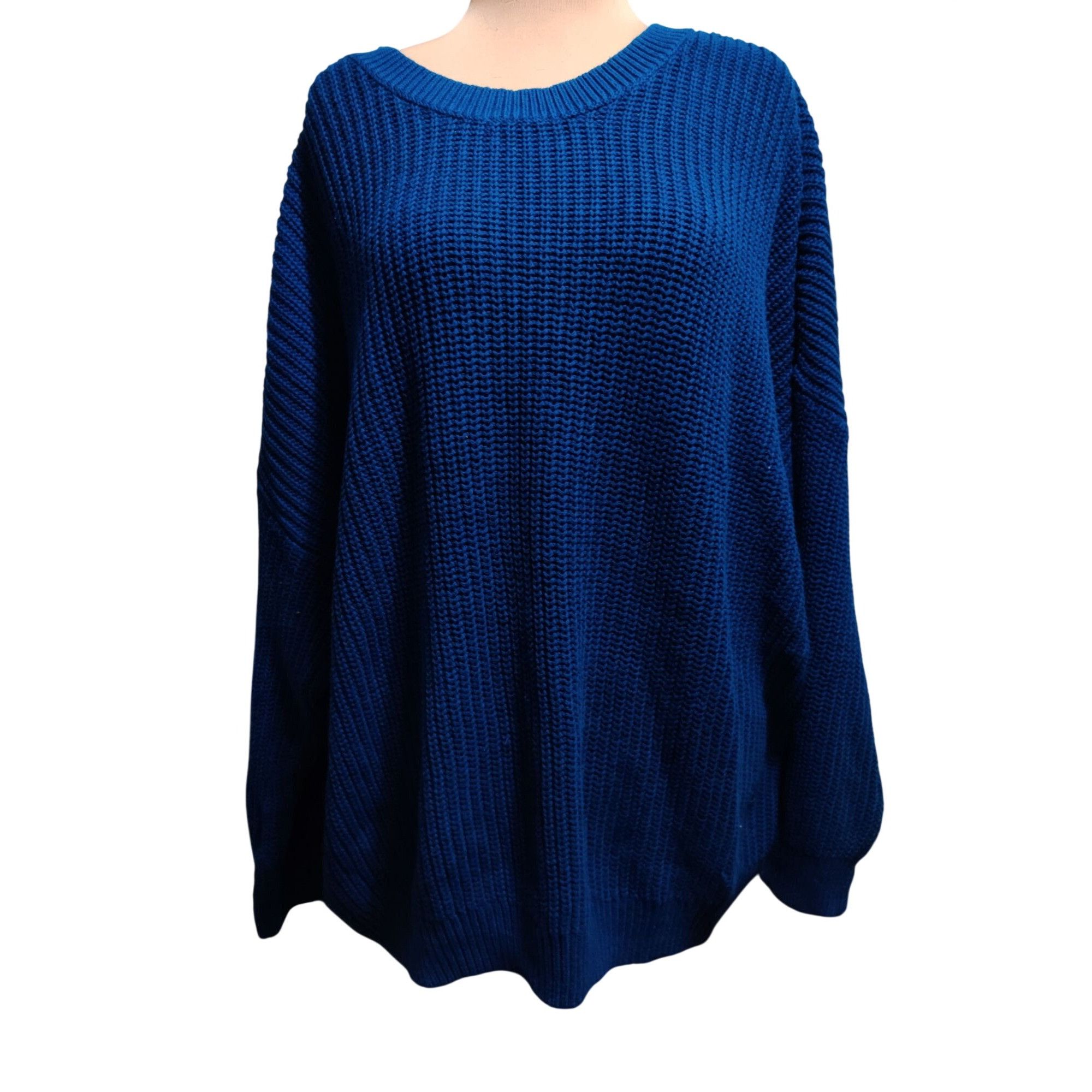 Sonoma Sonoma Plus Size 3X Blue Chunky Knit Sweater Oversized Cozy Size 3XL / US 20-22 - 12 Thumbnail