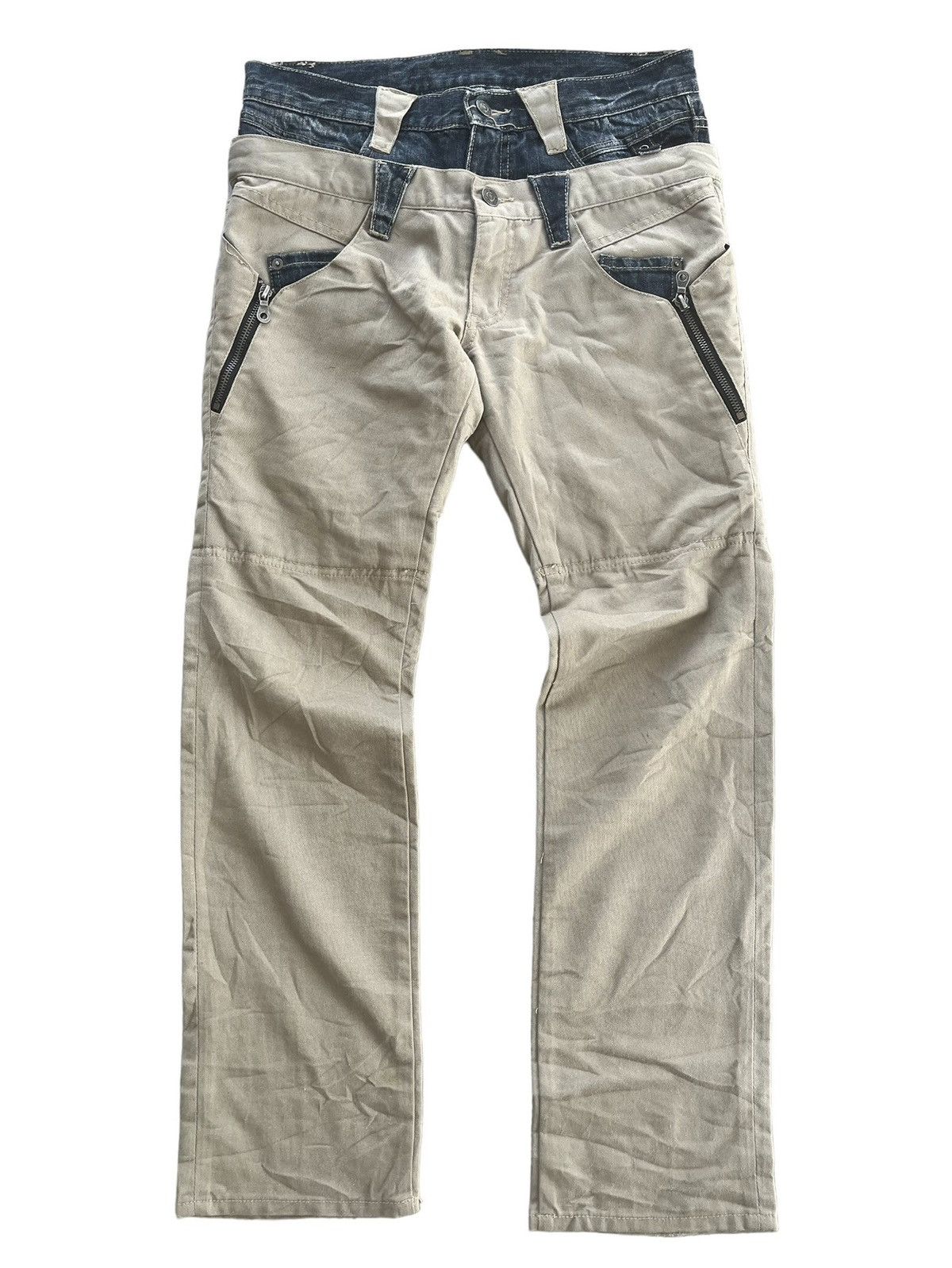 PPFM PPFM DOUBLE LAYER HYBRID DENIM SEDITIONARIES JAPANESE PUNK Size US 29 - 1 Thumbnail