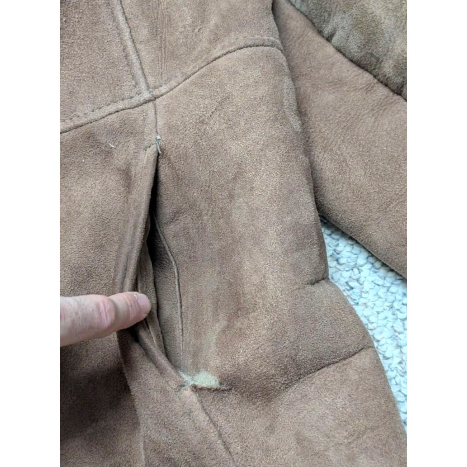 Vintage VINTAGE White Eagle Furs Coat Western Shirt Mens XL Brown Leather Shearling Sheepskin Cowboy 46 Size US XL / EU 56 / 4 - 6 Thumbnail