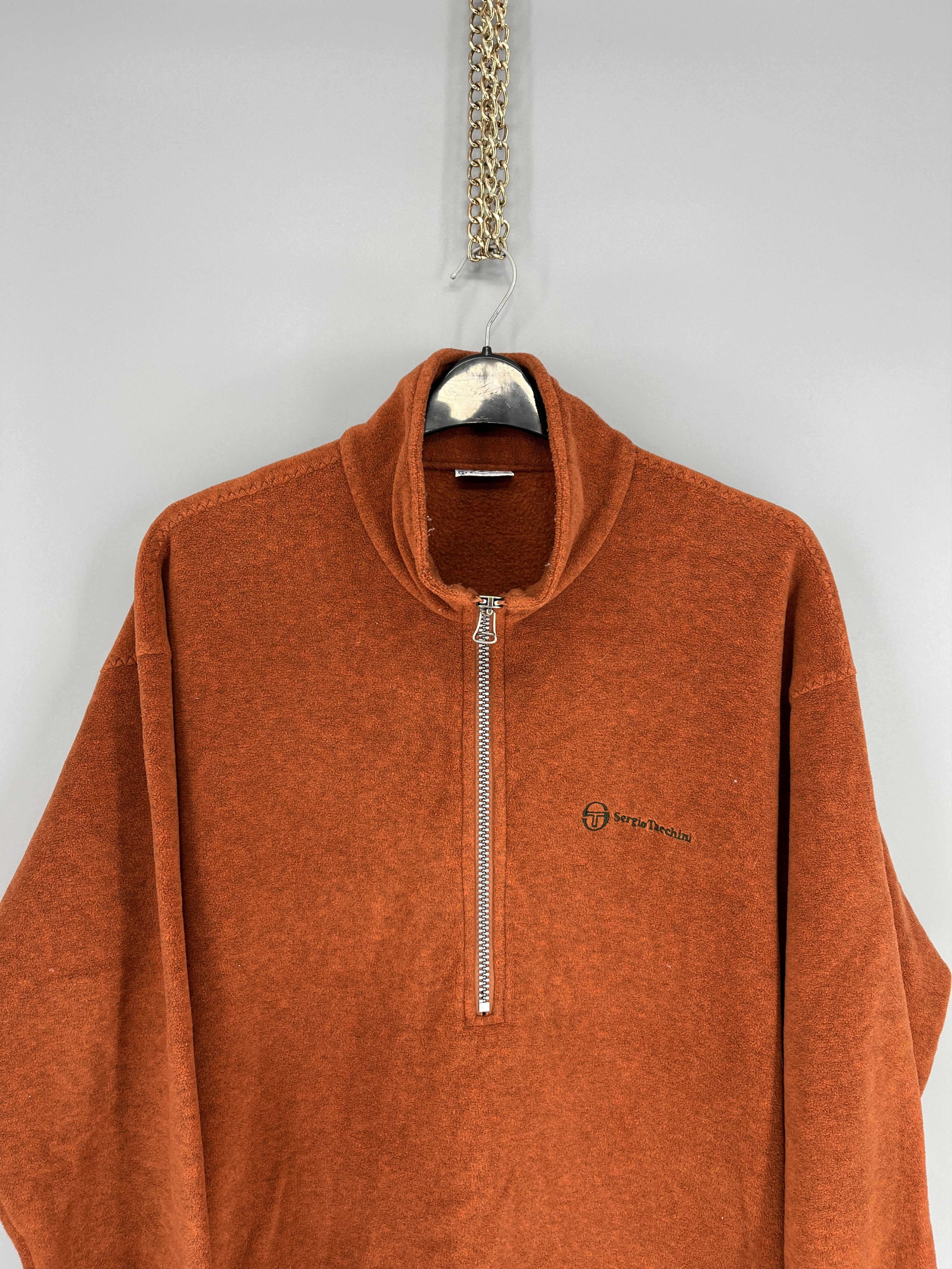 Sergio Tacchini Vintage 90s Sergio Tacchini Fleece Jacket Made In Italy Size US XL / EU 56 / 4 - 6 Thumbnail