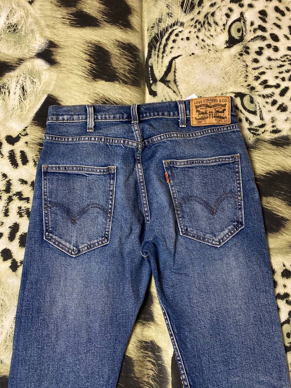 Levi's × Vintage VINTAGE Levis 505 FADED WASH DISTRESSED JEAN DENIM PANTS Size US 32 / EU 48 - 17 Thumbnail