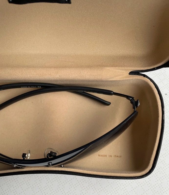 Chanel CHANEL SUNGLASSES 4066 LOGO Black Wrap Metal Vintage Iconic Size ONE SIZE - 6 Thumbnail