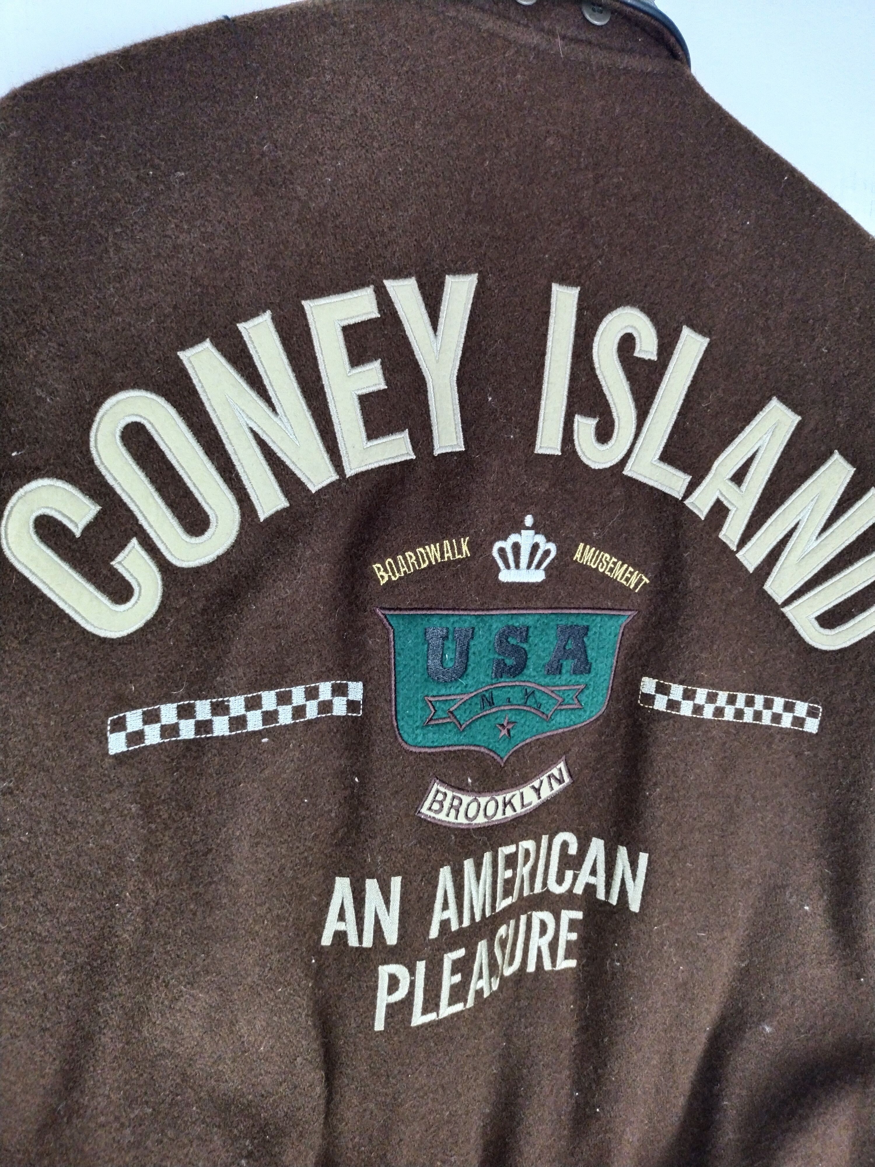 Japanese Brand Vtg Coney Island The Harvard Company Wool Varsity Jacket Size US M / EU 48-50 / 2 - 8 Thumbnail