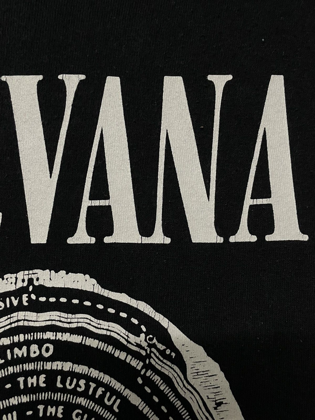 Vintage Vintage Nirvana Vestibule Hell Circle Grunge Music Tshirt Size US S / EU 44-46 / 1 - 9 Thumbnail