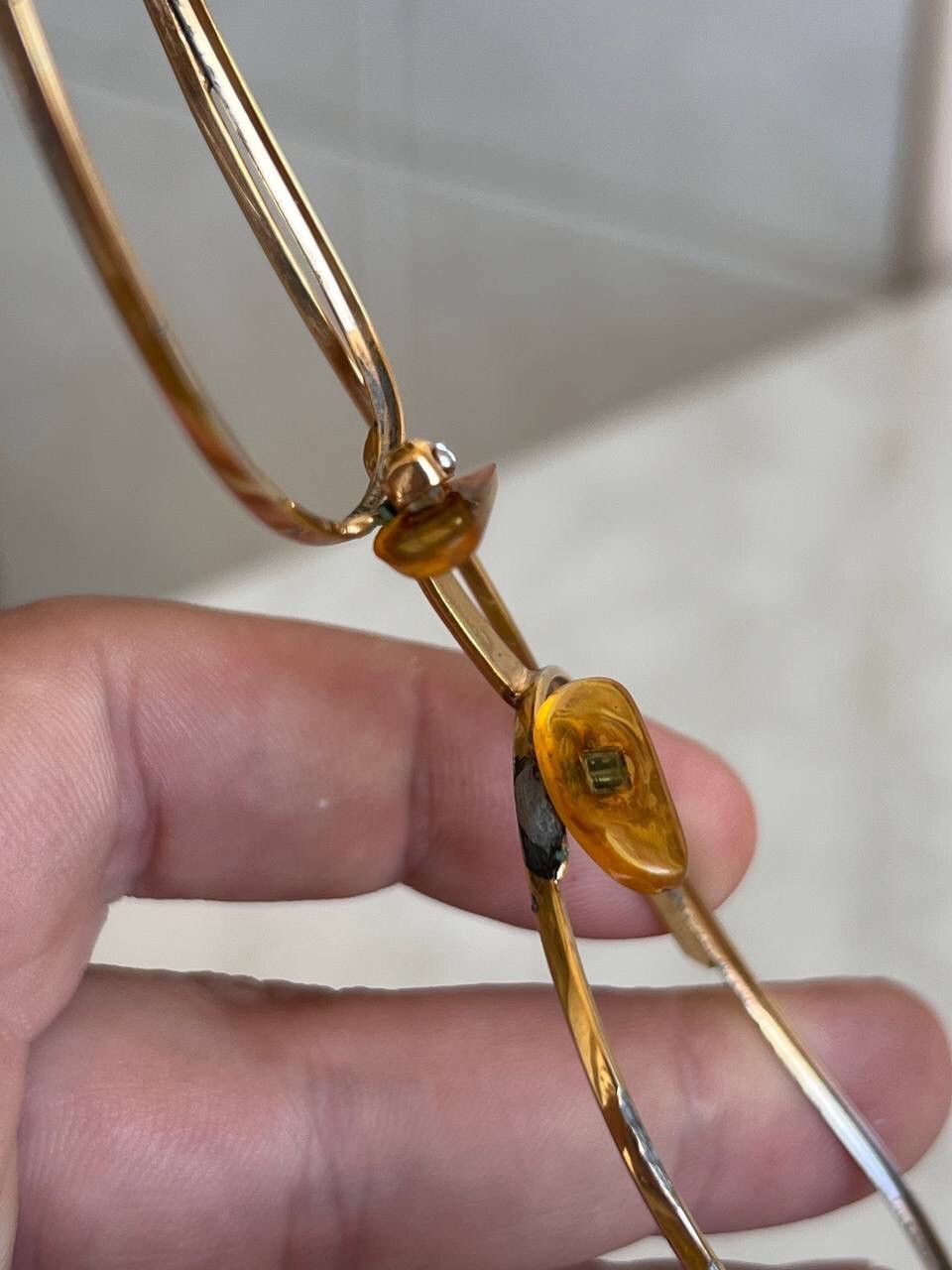 Tiffany & Co. Tiffany T396 Gold Plated frame 90s vintage USED ONLY FRAME Size ONE SIZE - 24 Thumbnail