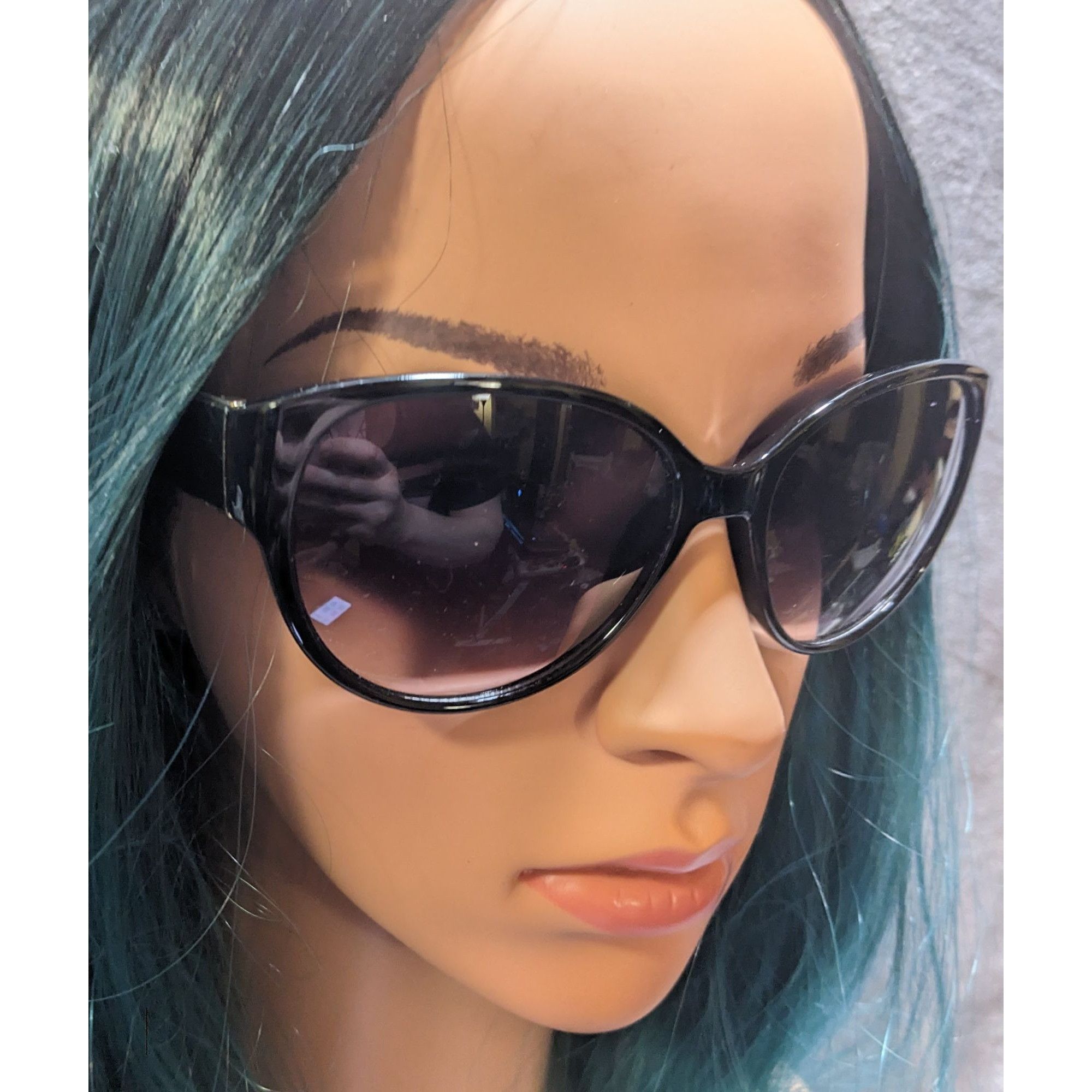 Other Kay by Kay Unger Black And Gold Sunglasses Size ONE SIZE - 9 Thumbnail