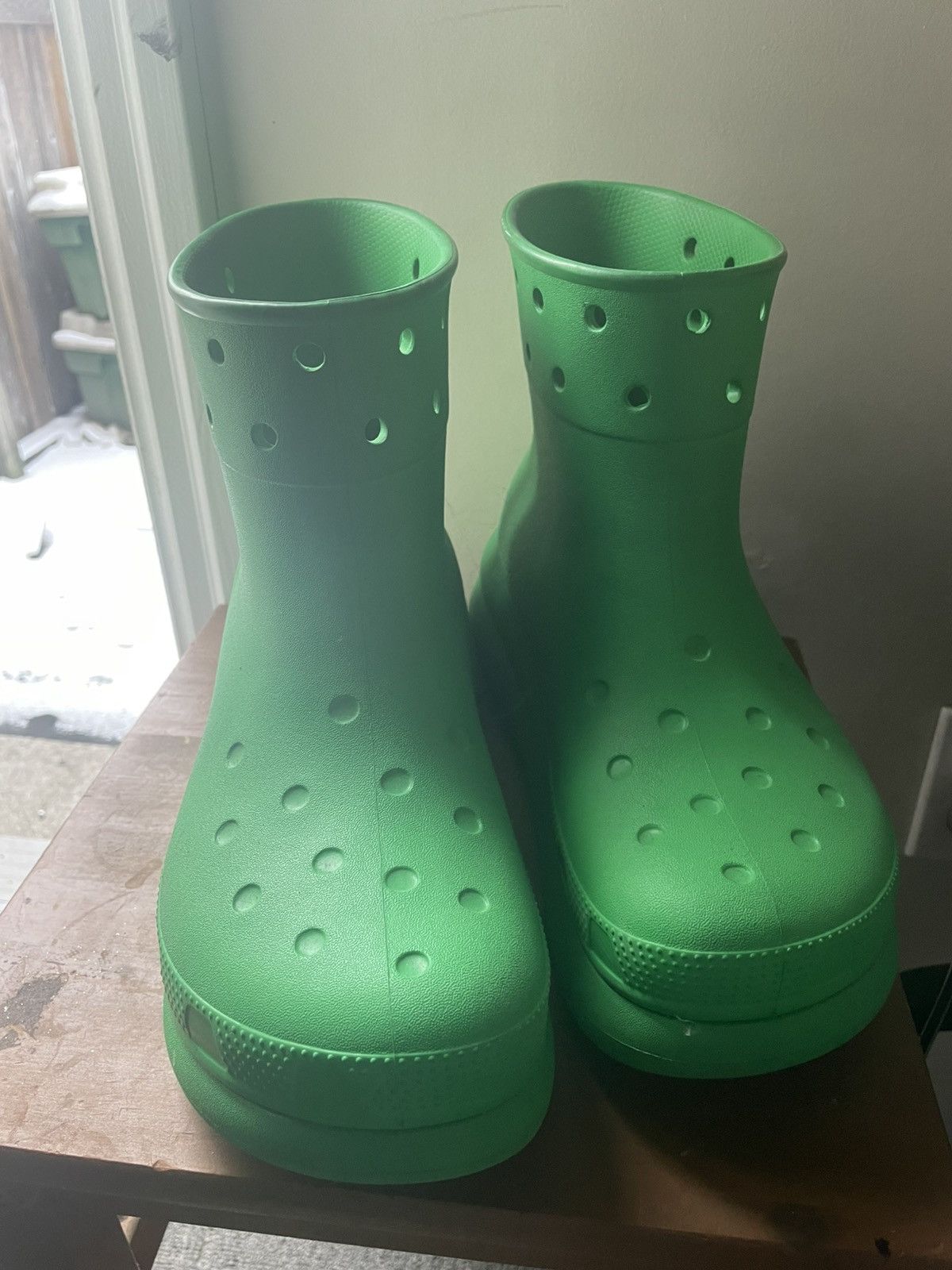 Crocs Croc Crush Rain Boots Size US 11 / EU 44 - 1 Thumbnail