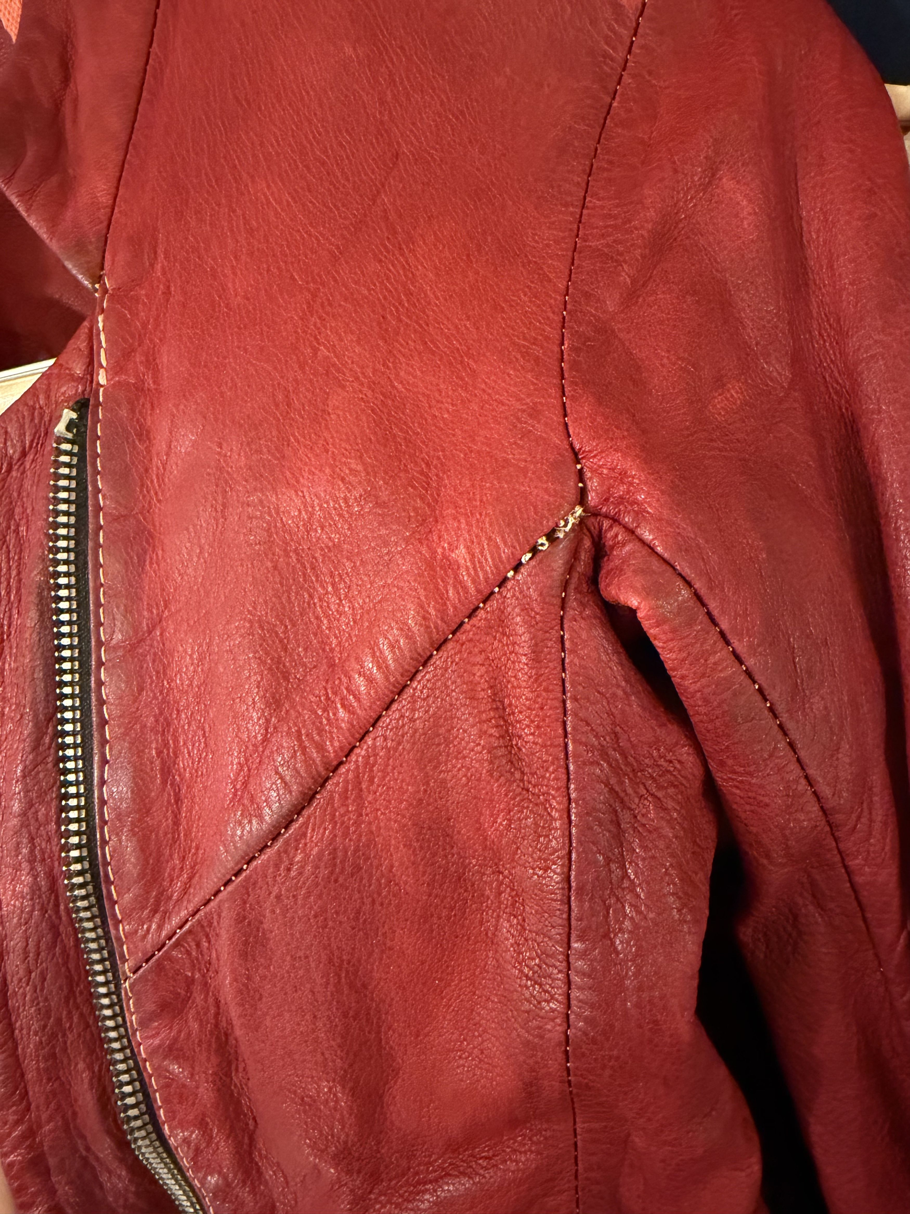 Boris Bidjan Saberi WJ2 Horse Leather Object Dyed Leather Jacket XS Size XS / US 0-2 / IT 36-38 - 6 Thumbnail