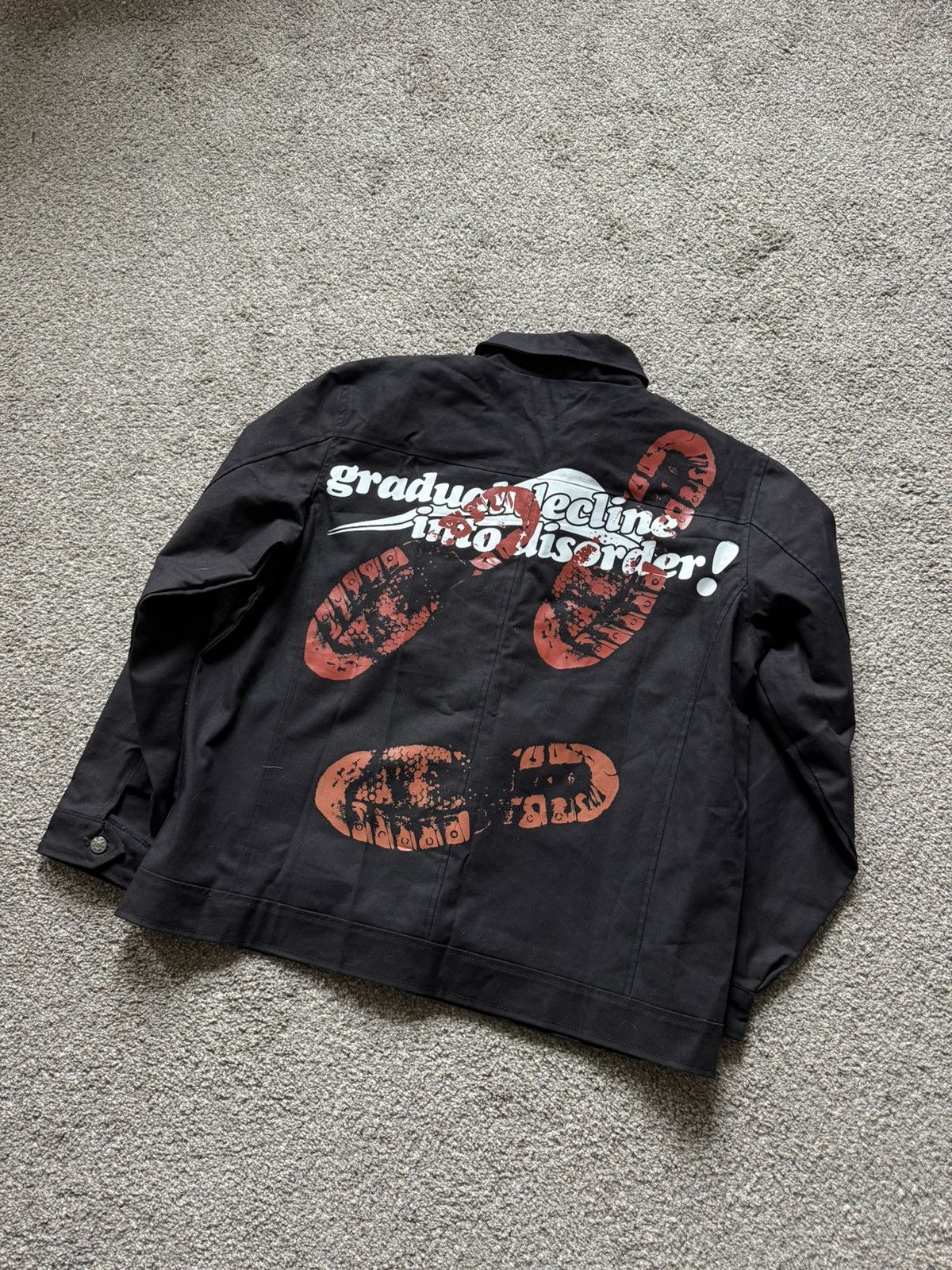 Spire Spire Supply Co. Hardcore Moshpit Graphic Work Jacket Size US L / EU 52-54 / 3 - 5 Thumbnail