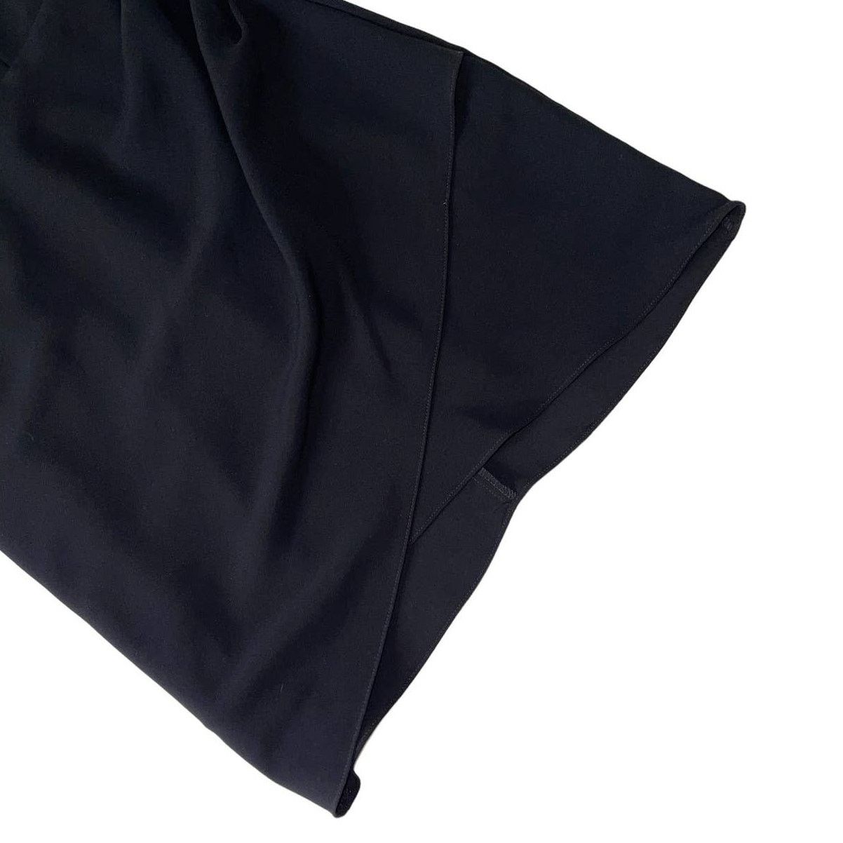 Amanda Uprichard Amanda Uprichard Giovanni Faux Wrap Black Mini Dress Small Size S / US 4 / IT 40 - 10 Thumbnail
