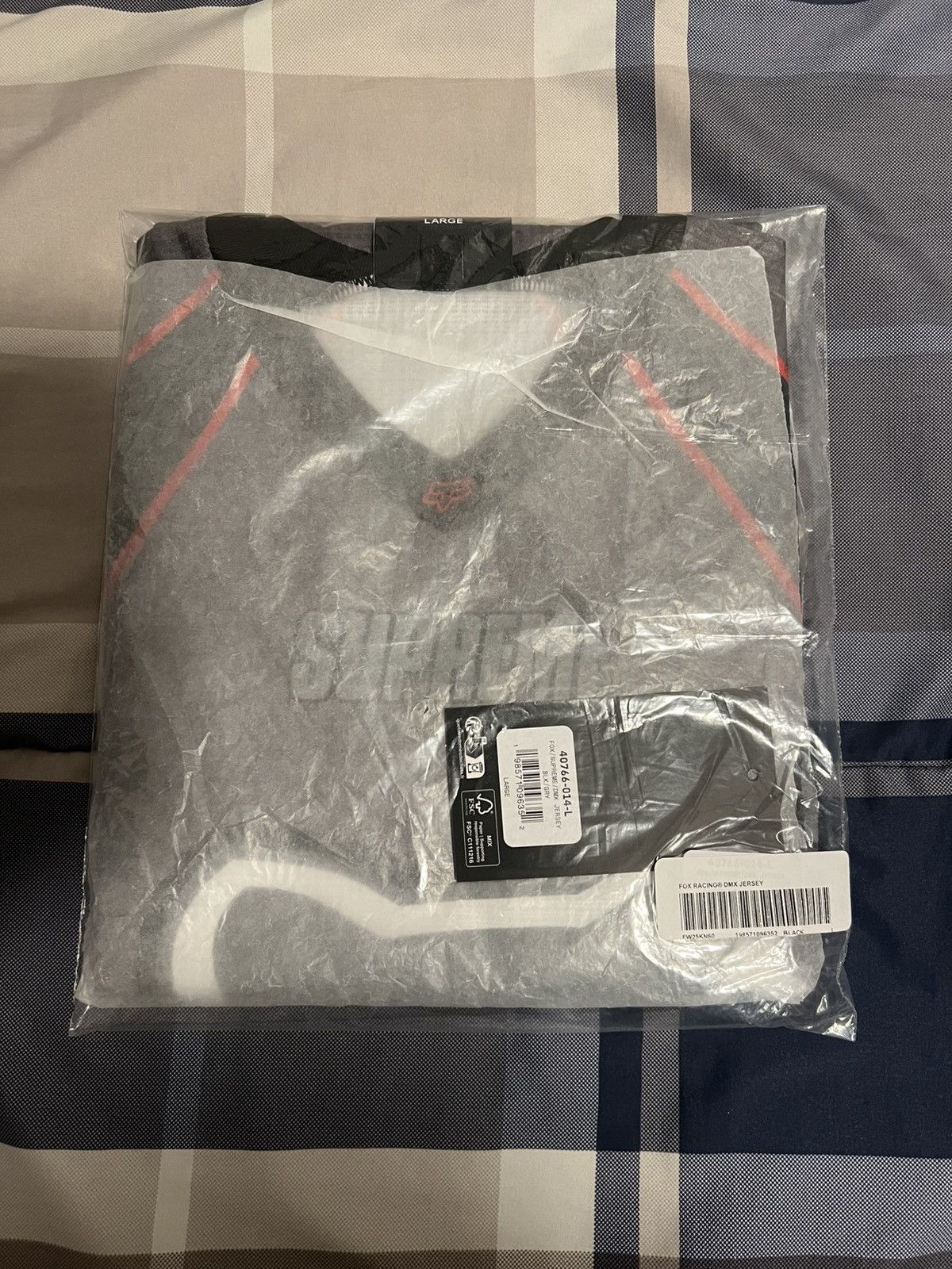 Fox Racing × Supreme Supreme Fox Racing DMX Jersey Black Size Large Size US L / EU 52-54 / 3 - 1 Thumbnail
