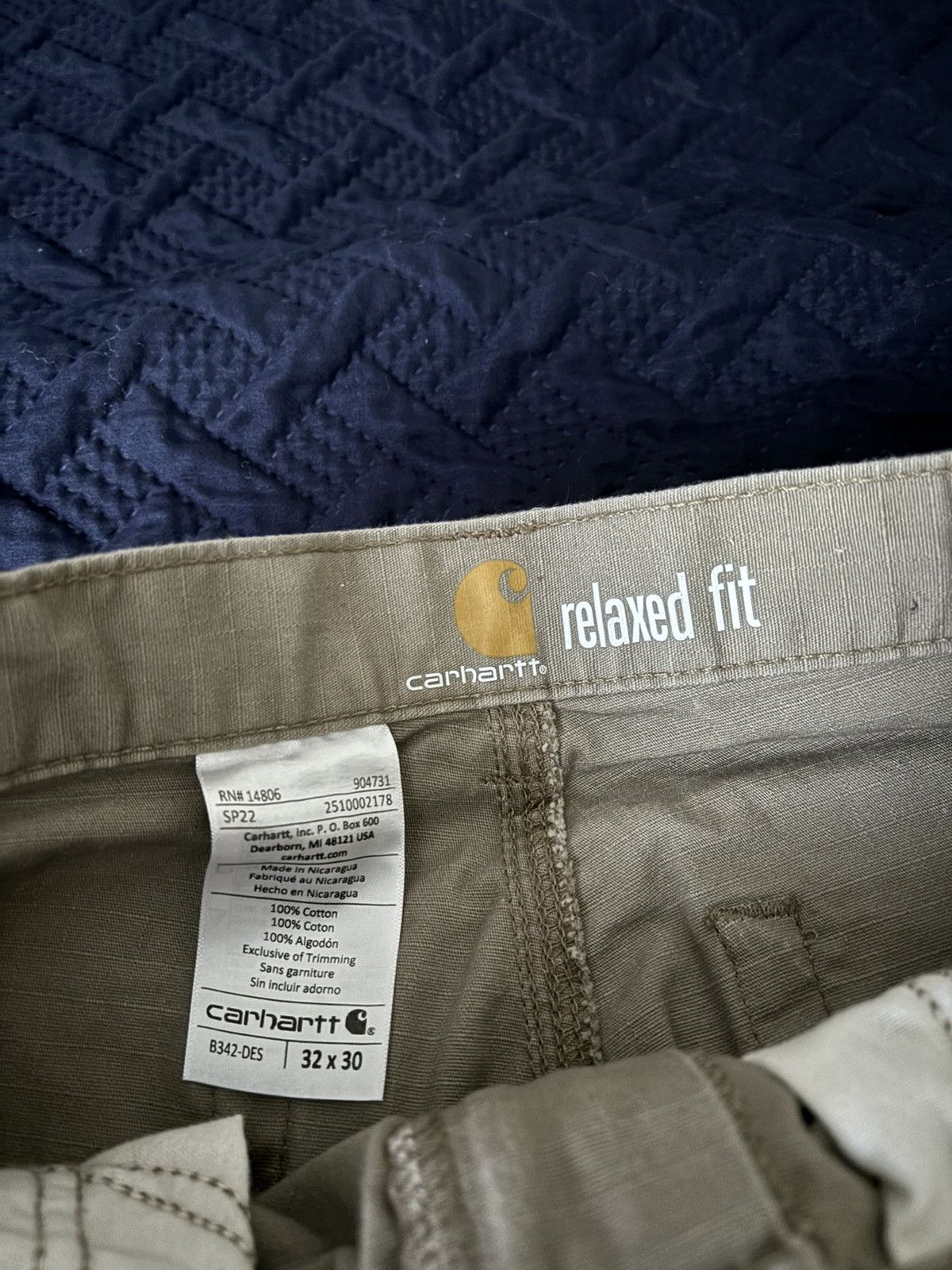 Carhartt Carhartt Beige Carpenter Pants Size US 32 / EU 48 - 5 Thumbnail