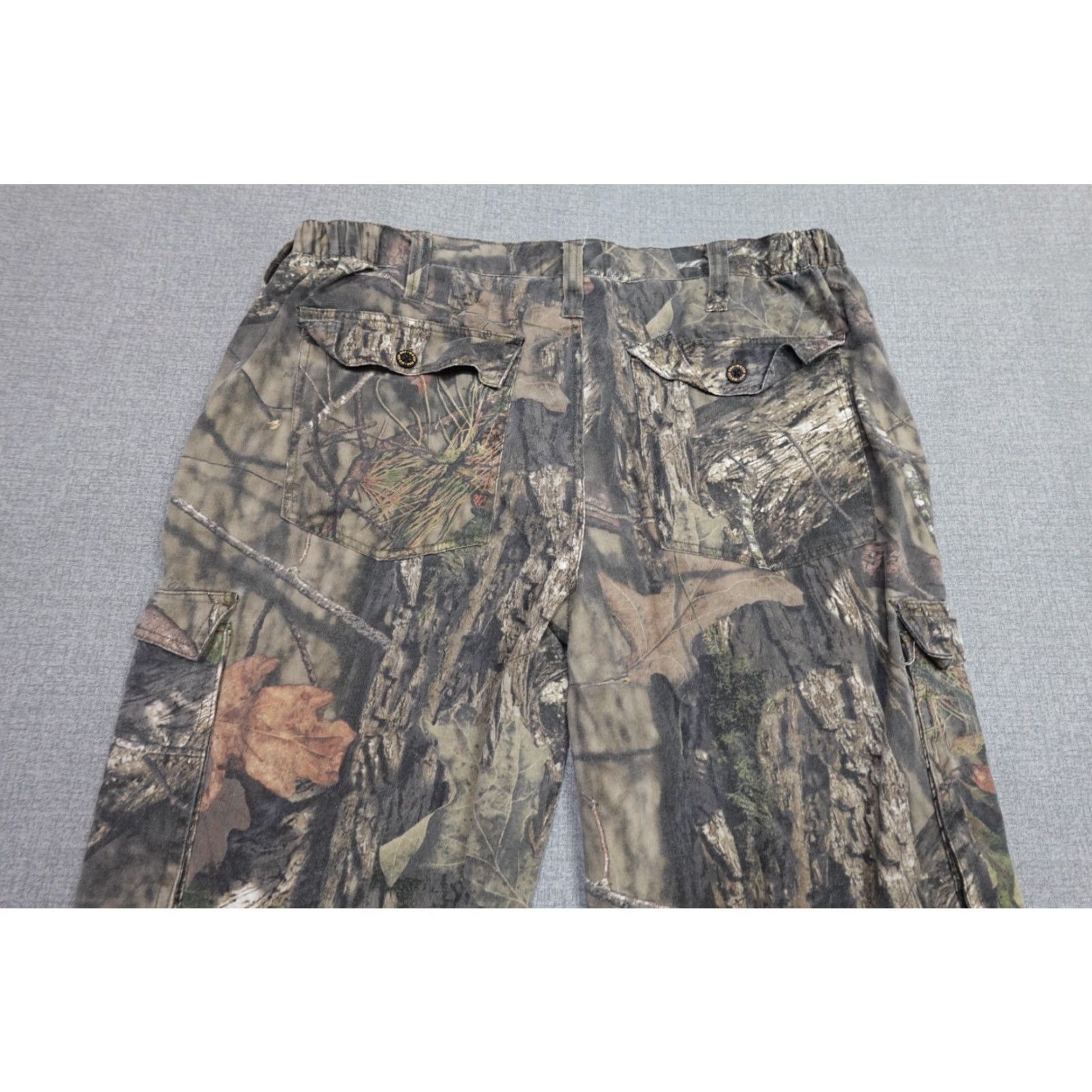 Vintage Mossy Oak Pants Mens XL Brown Camo Pants Outdoors Hunting Fishing Woodland Loose Vintage Regular 5-Pocket Belt Loops Zipper Button Chino Style Size US 36 / EU 52 - 5 Thumbnail