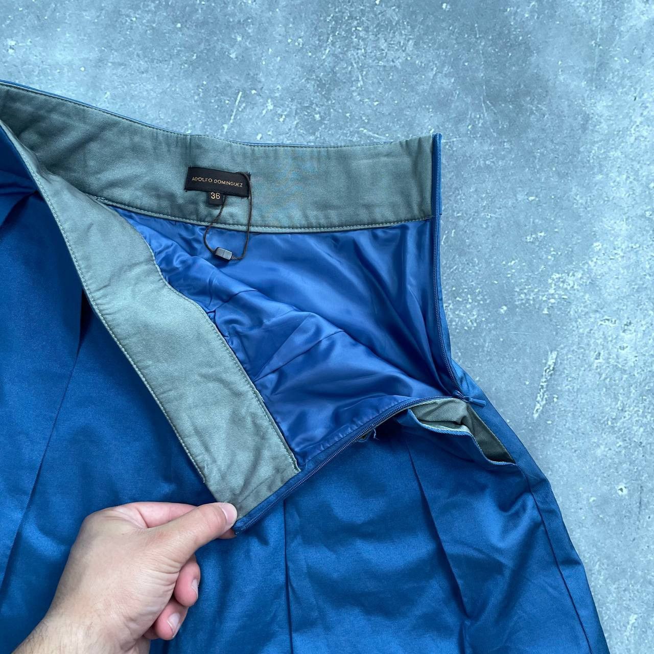 Adolfo Dominguez Adolfo Domingues Skirt Women’s Blue Size 36 Size 26" / US 2 / IT 38 - 20 Thumbnail