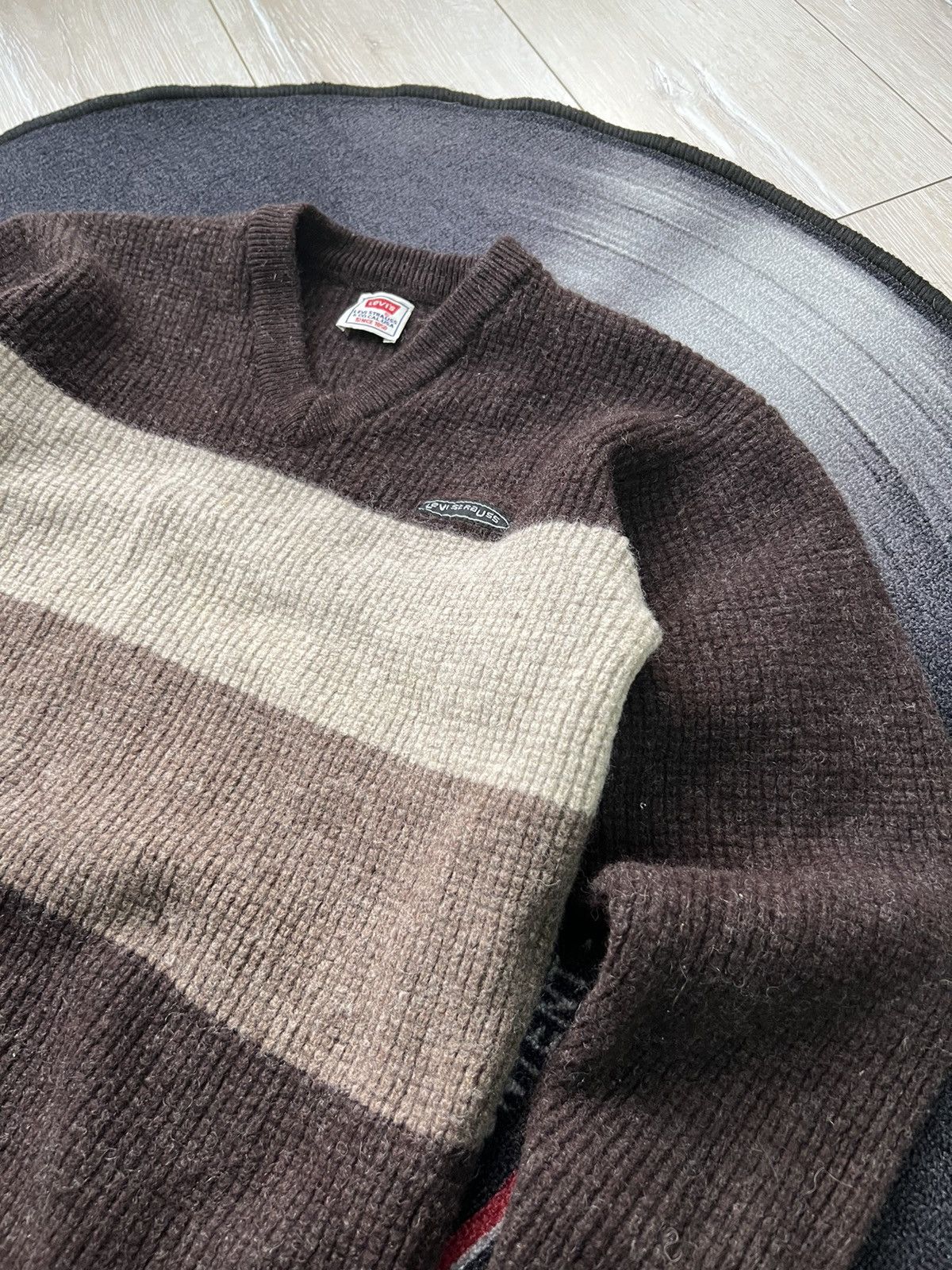 Levi's × Vintage Vintage Levi’s Wool Sweater 1990 year Size M / US 6-8 / IT 42-44 - 2 Thumbnail