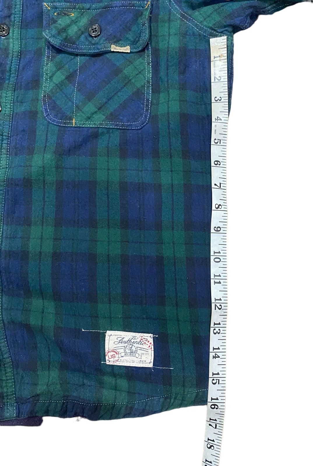 Avirex AVIREX LTD Linen Plaid Button Shirt Long Sleeve Size US XL / EU 56 / 4 - 20 Thumbnail