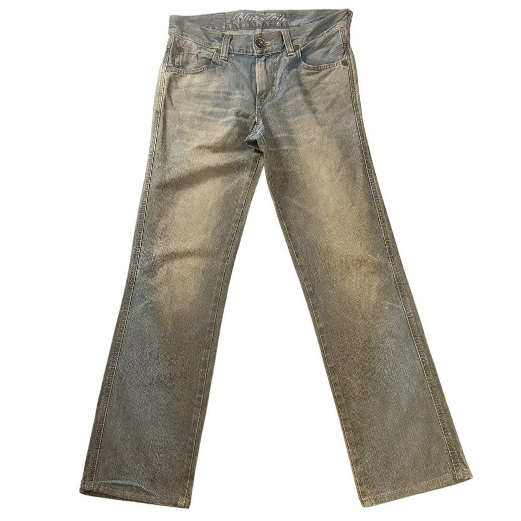If Six Was Nine 🔥🇯🇵 Insane 🔥Vintage Flared Trashed Edwin Dirty Mud Wash Denim Size US 30 / EU 46 - 1 Thumbnail
