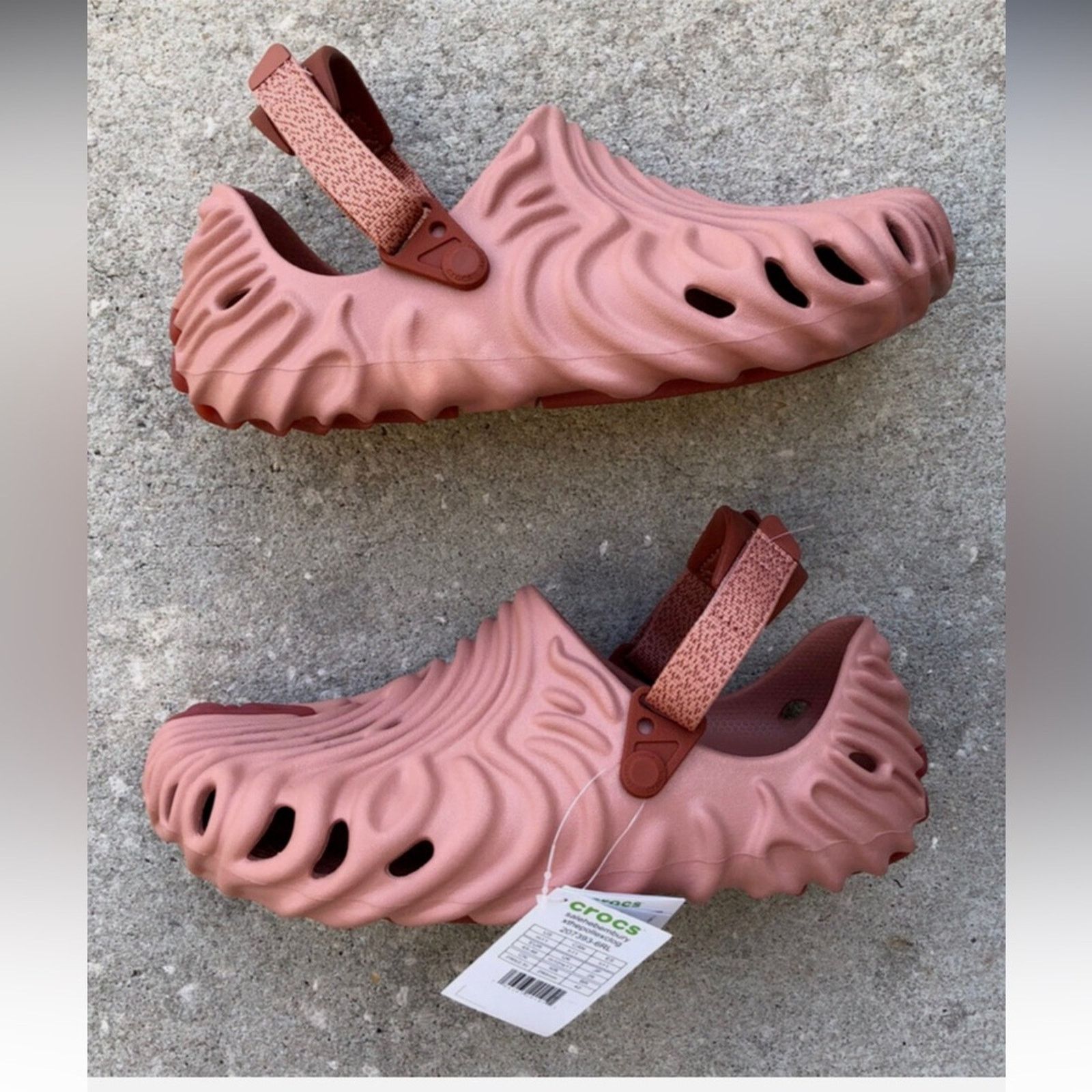 Crocs Crocs Pollex x Salehe Bembury Kuwata Pale Blush Men's 11 NEW Size US 11 / EU 44 - 6 Thumbnail