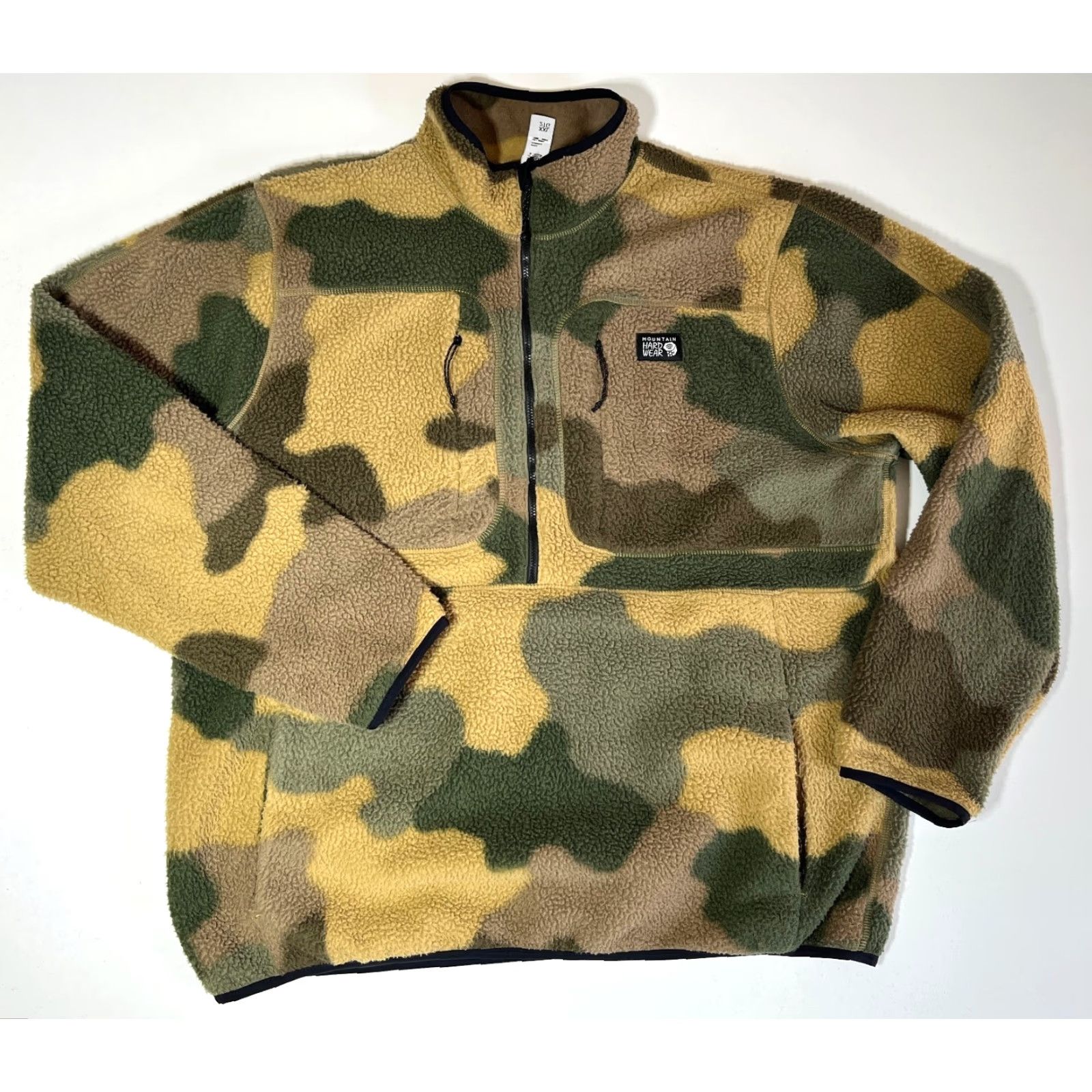Mountain Hardwear Men’s Mountain Hardwear HiCamp 1/2 Zip Fleece Pullover Camo Print Sz 2XL Size US XXL / EU 58 / 5 - 3 Thumbnail