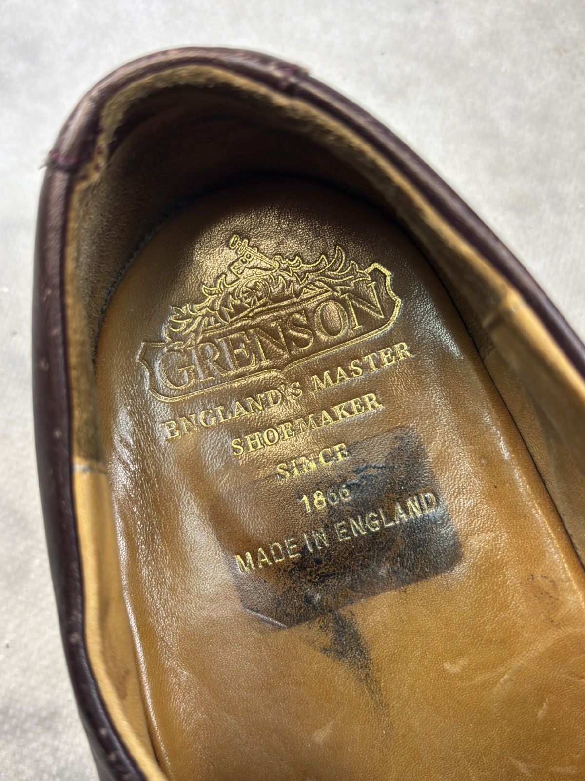 Grenson × Vintage Vintage Grenson casual leather formal shoes derby old money Size US 7 / EU 40 - 6 Thumbnail