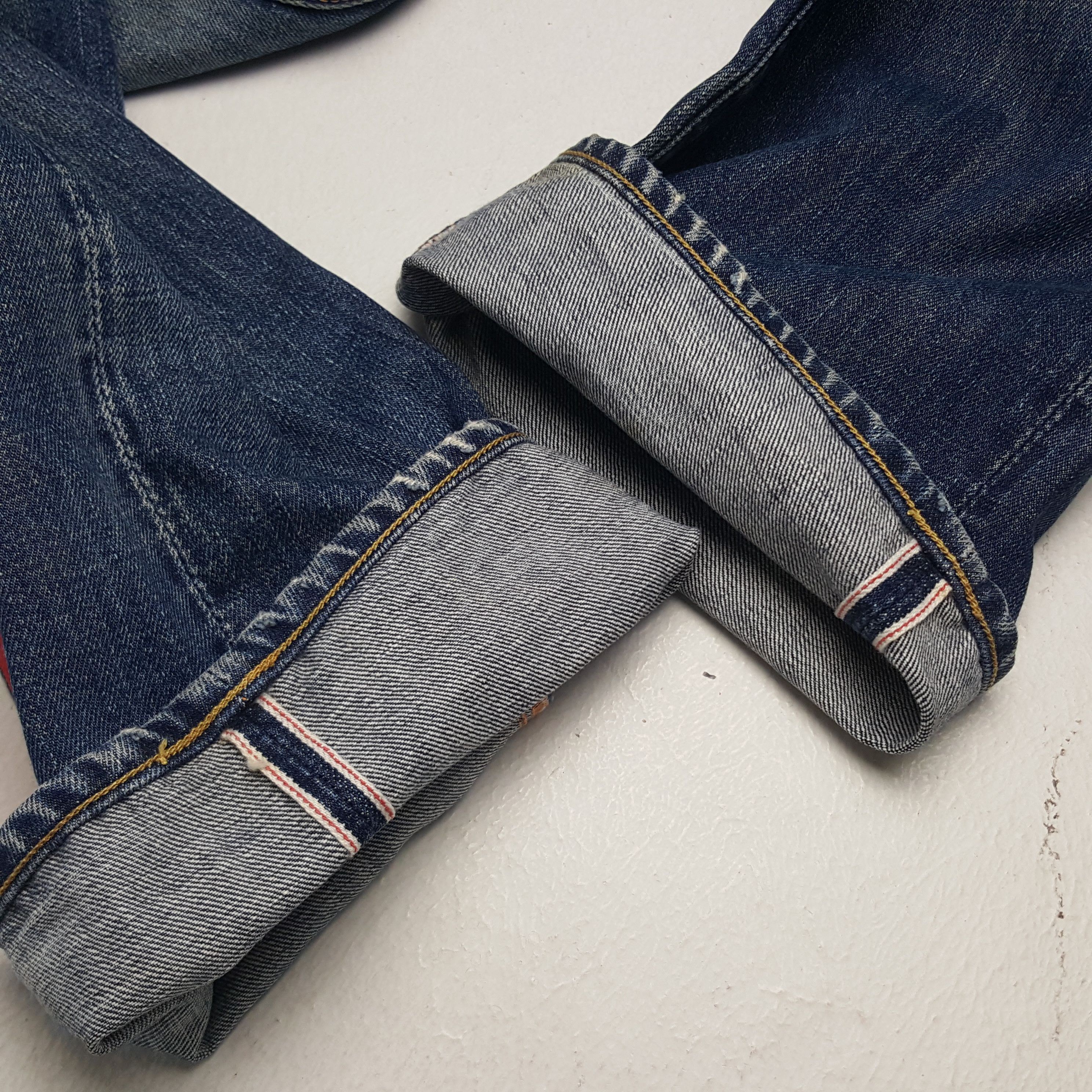 Evisu × Japanese Brand × Vintage Vintage Evisu Japanese Brand Daicock Custom Selvedge Jeans Size US 27 - 13 Thumbnail