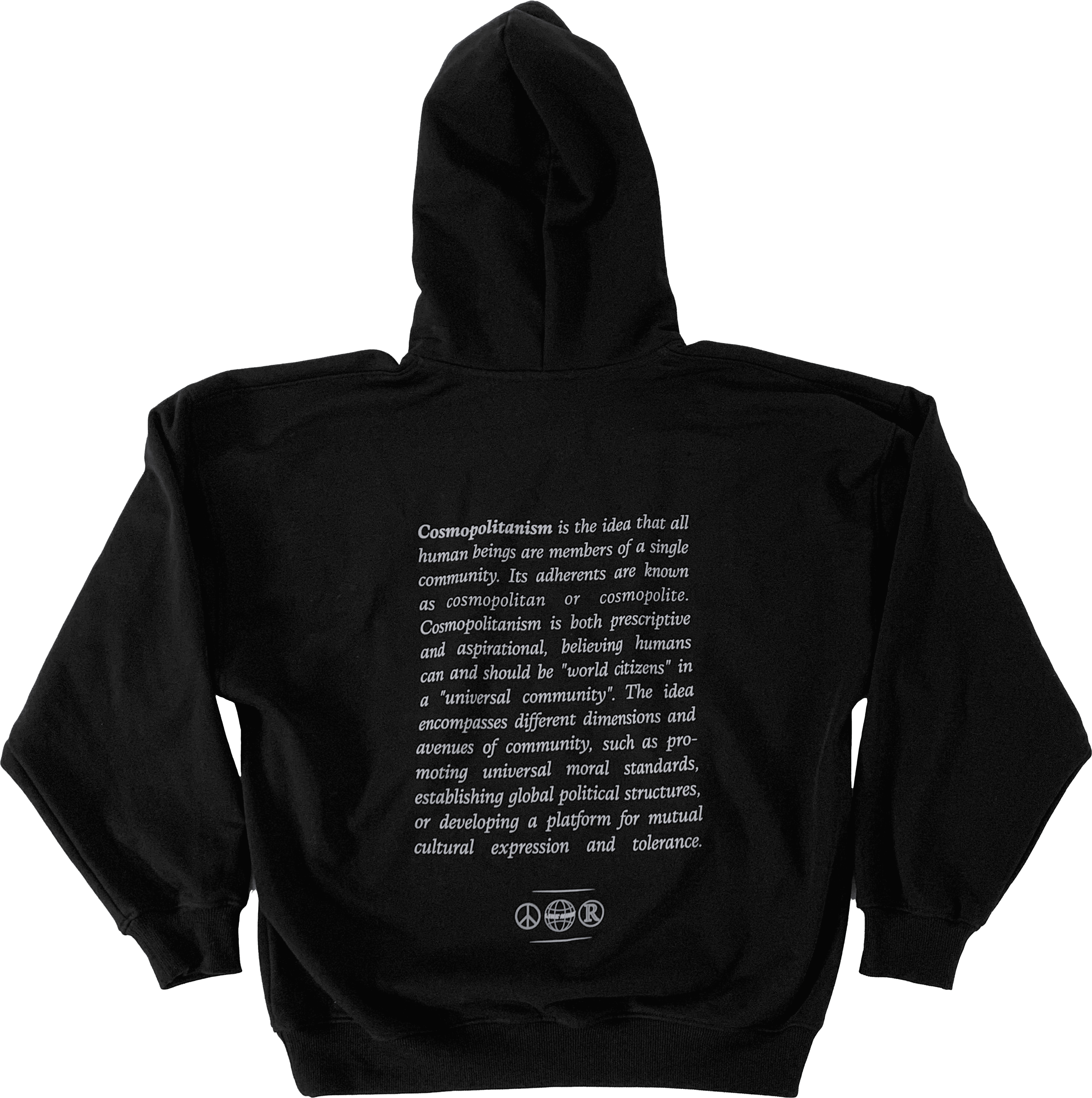 Other Line Nine "Kosmopolites" Hoodie Size US M / EU 48-50 / 2 - 2 Thumbnail