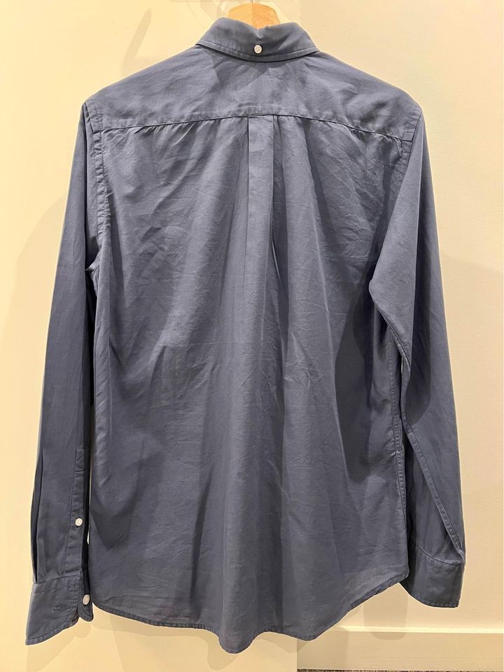 Christian Kimber Essential Garment Dyed Shirt - Slate Size US M / EU 48-50 / 2 - 4 Thumbnail