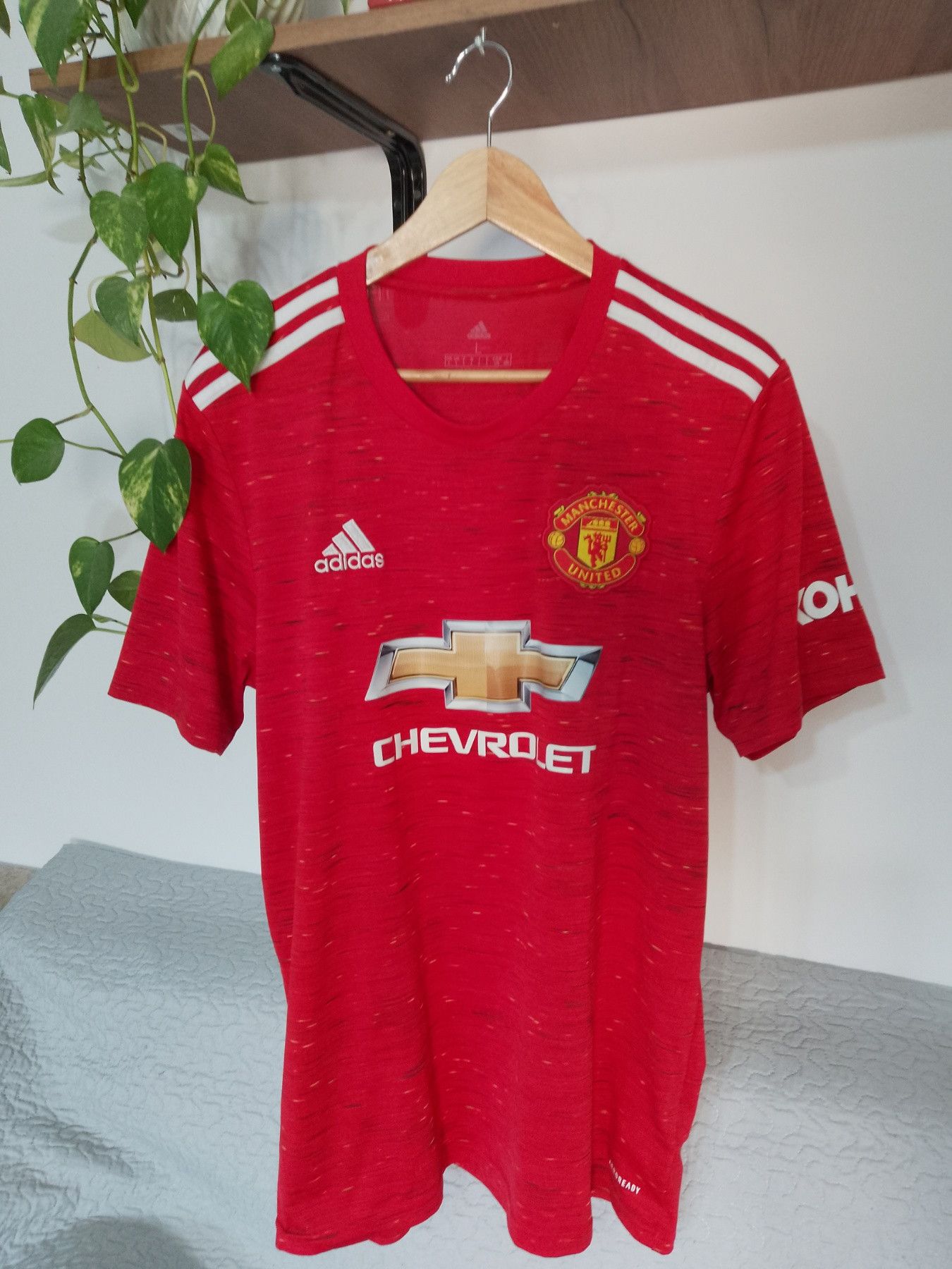 Adidas Manchester United Home jersey - 2020/2021 - Size L - Adidas Size US L / EU 52-54 / 3 - 1 Thumbnail