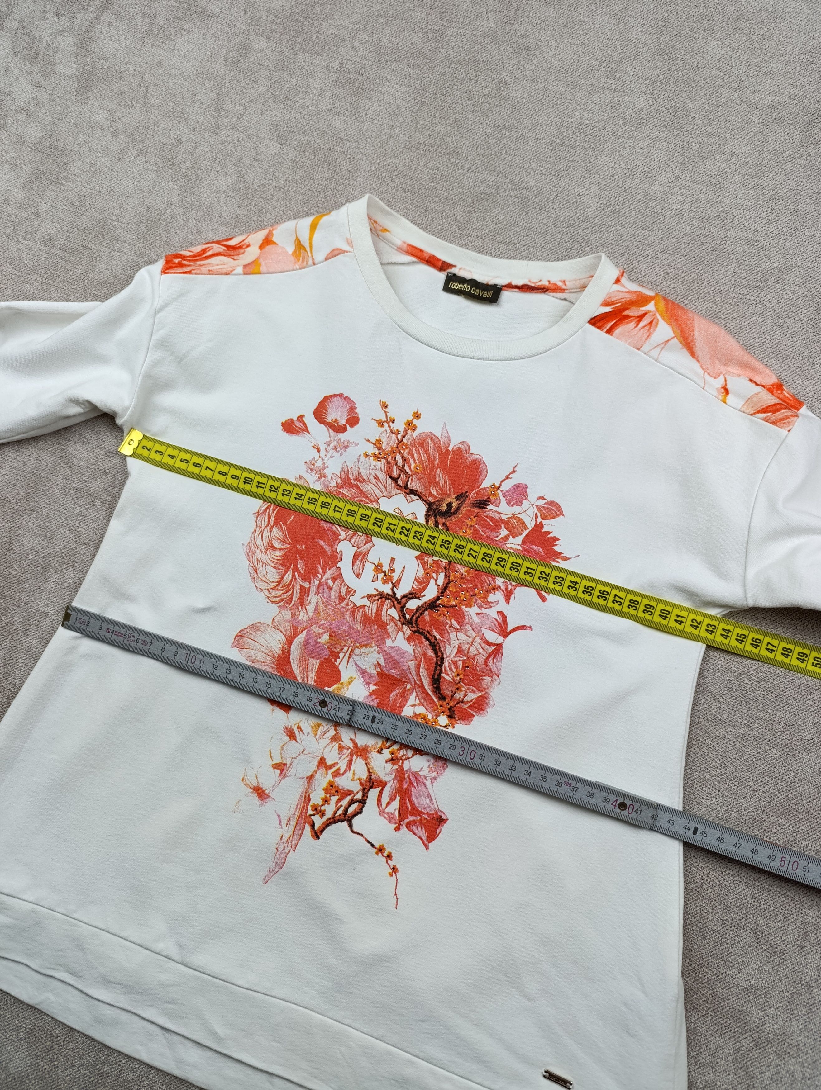 Roberto Cavalli ROBERTO CAVALLI WOMENS FLORAL PRINT SWEATSHIRT Size S / US 4 / IT 40 - 14 Thumbnail
