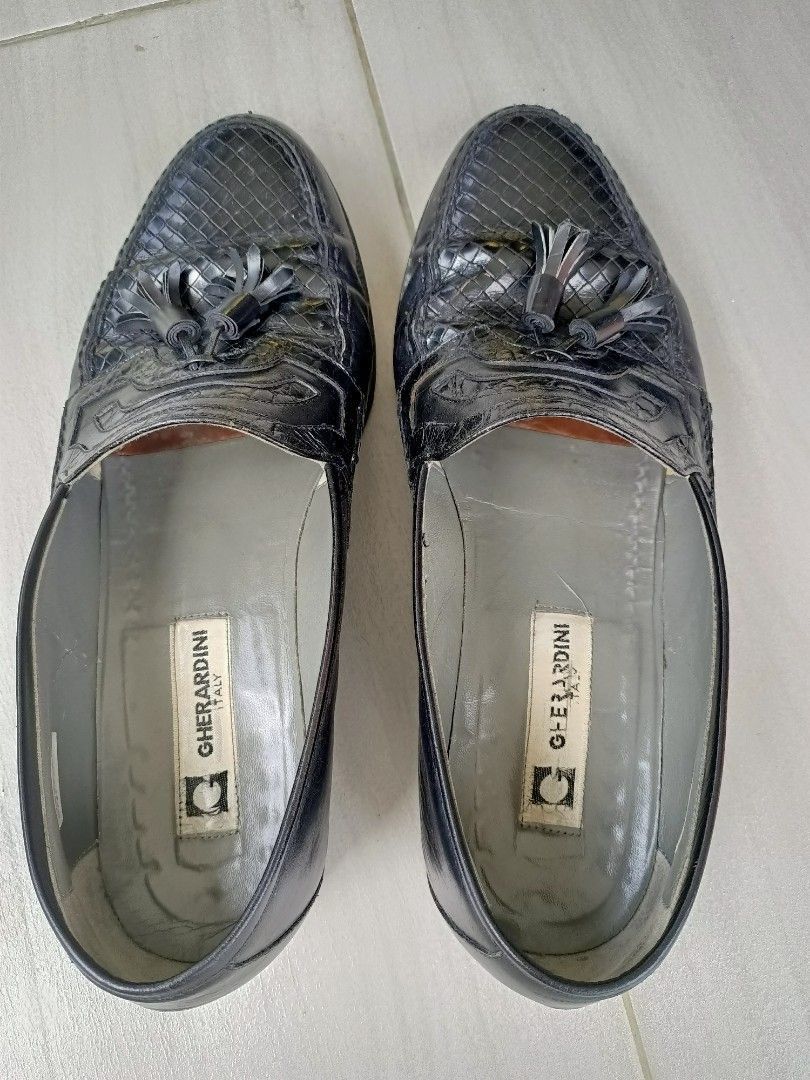 Designer Vintage Gherardini Italian Tassel Loafers – Quiet Luxury Era Size US 8.5 / EU 41-42 - 5 Thumbnail
