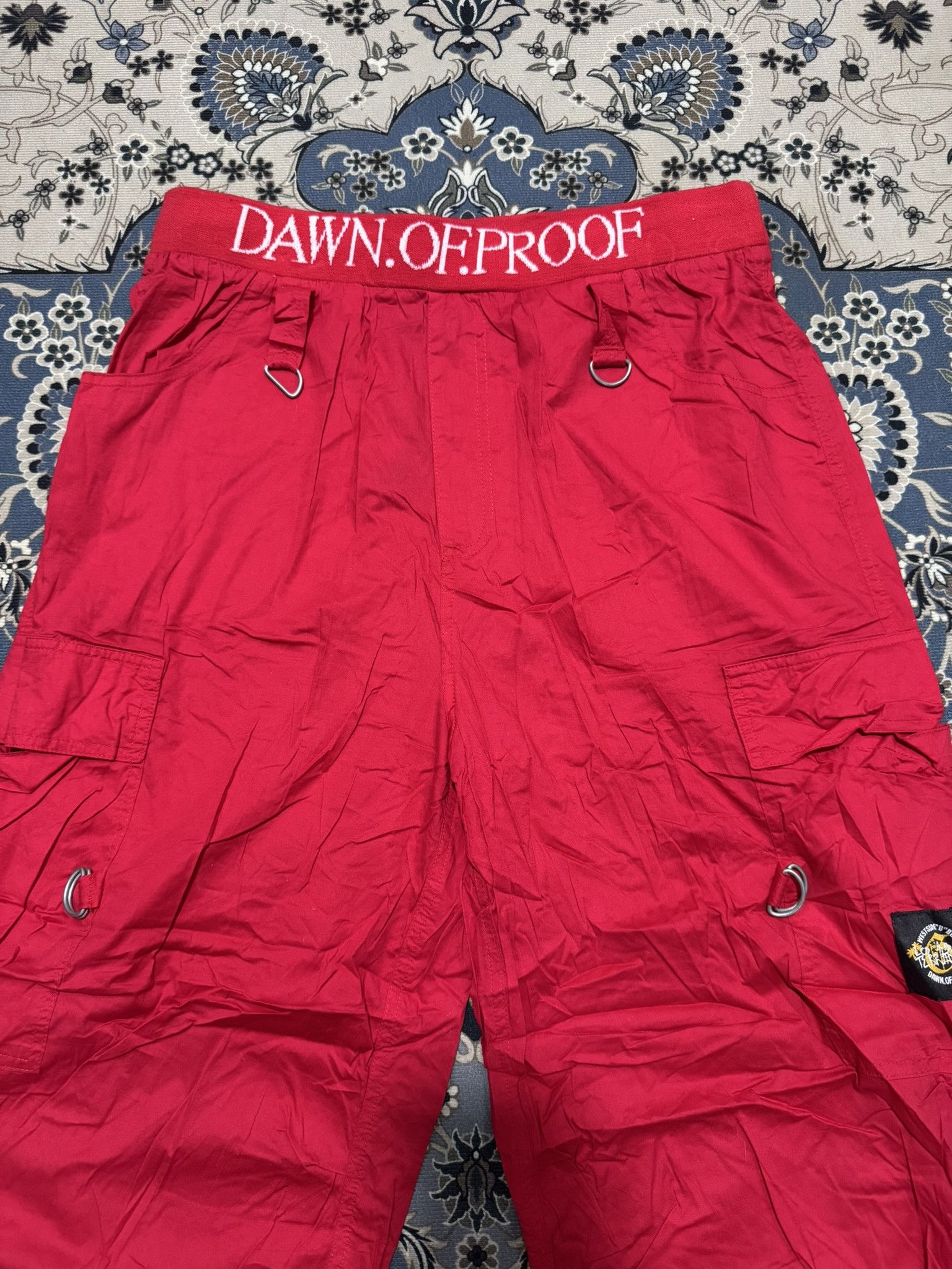 JNCO × Menace Dawn Of Proof Los Angeles Dance Pants Baggy Drawstring Size US 33 - 3 Thumbnail