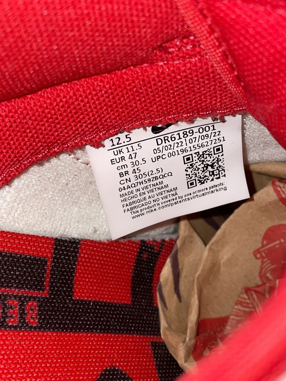 Nike Nike Dunk Low x Clark Atlanta University Panthers Size US 12.5 / EU 45-46 - 8 Thumbnail