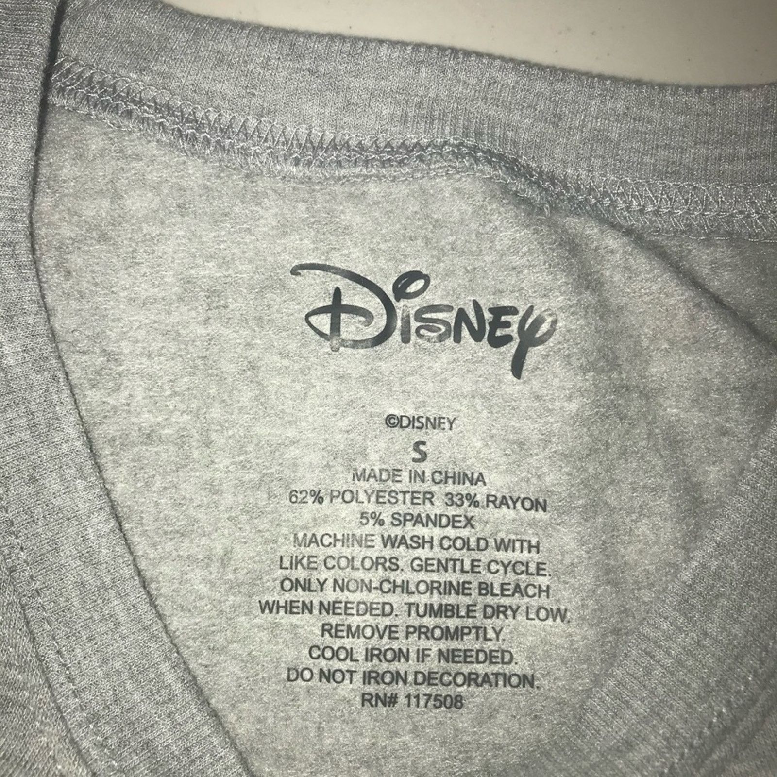 Disney Disney Mickey Mouse Gray with Mickey Mouse Sweatshirt Small Size S / US 4 / IT 40 - 3 Thumbnail