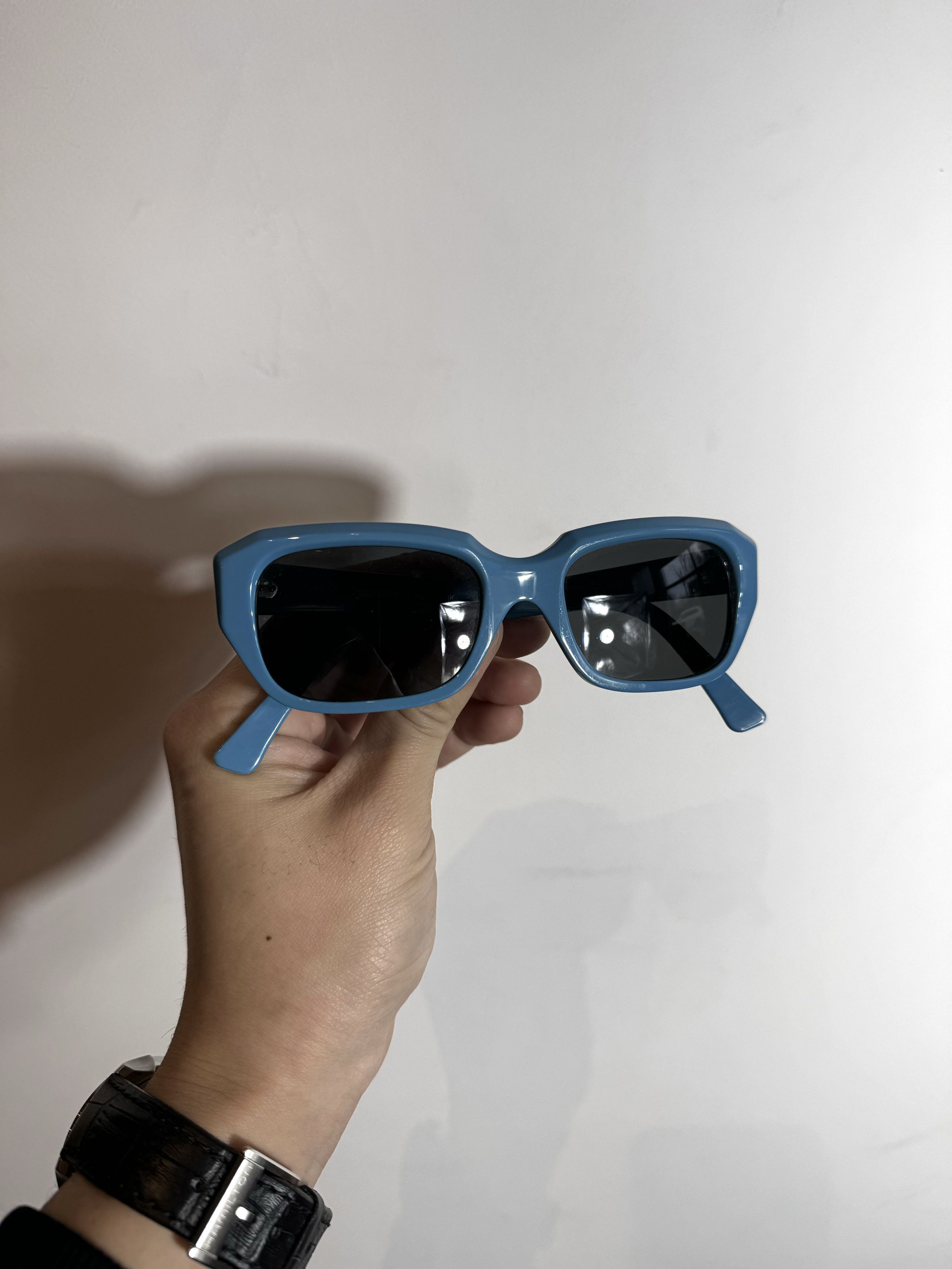 Supreme Supreme Booker Blue Sunglasses Size ONE SIZE - 2 Thumbnail