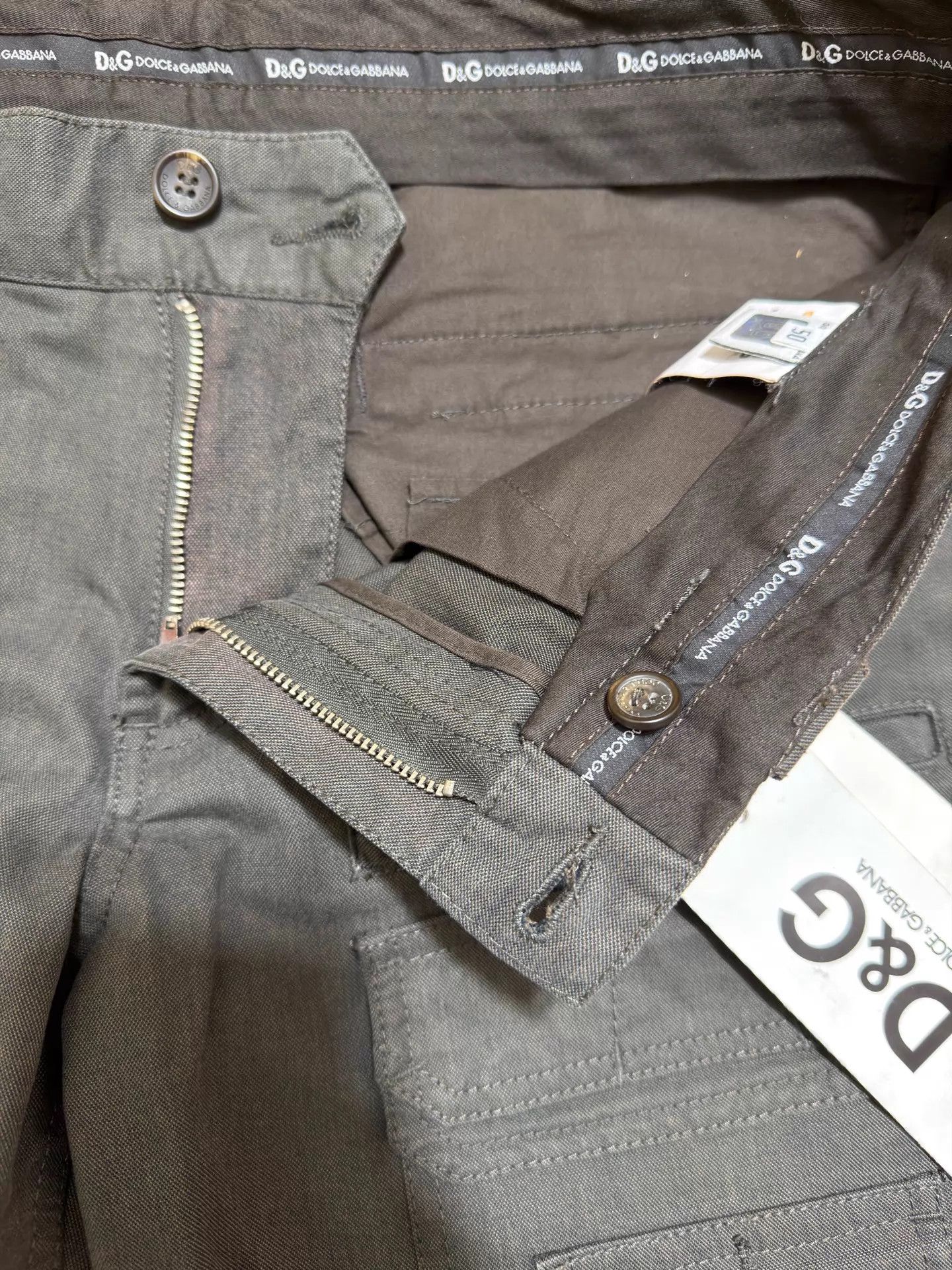 Dolce & Gabbana Dolce&Gabbana Slim Fit Cargo Pants Olive Green 50 Size US 34 / EU 50 - 4 Thumbnail