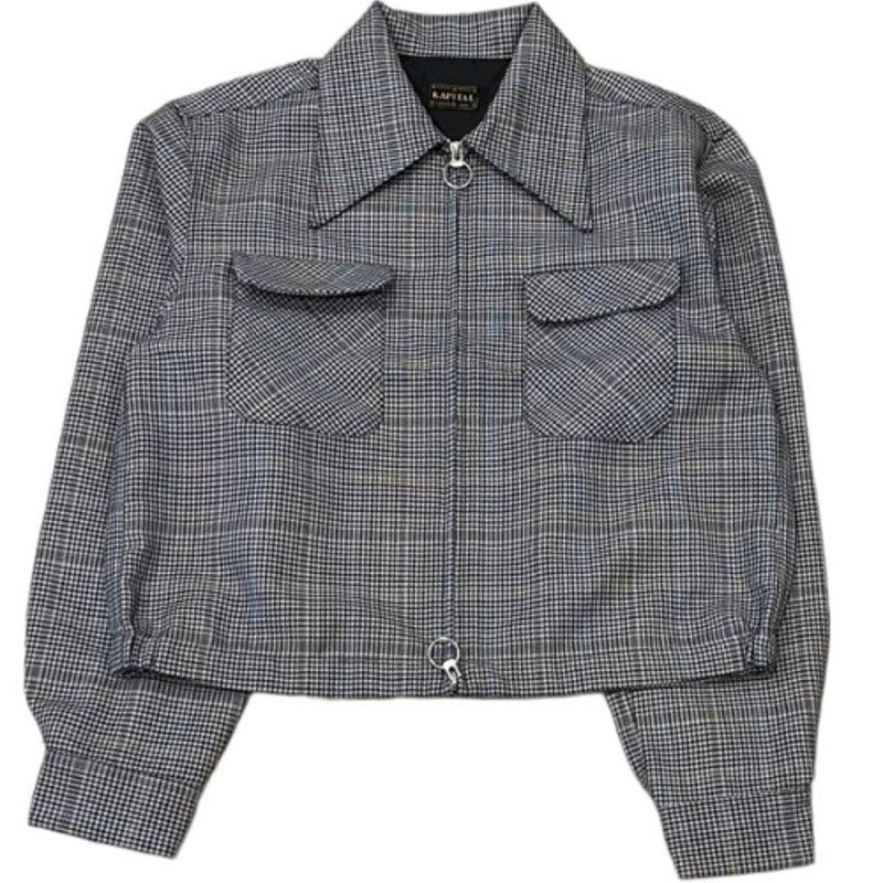 Kapital Kapital Houndstooth Check Drizzler Jacket Size 3 Size US L / EU 52-54 / 3 - 1 Thumbnail