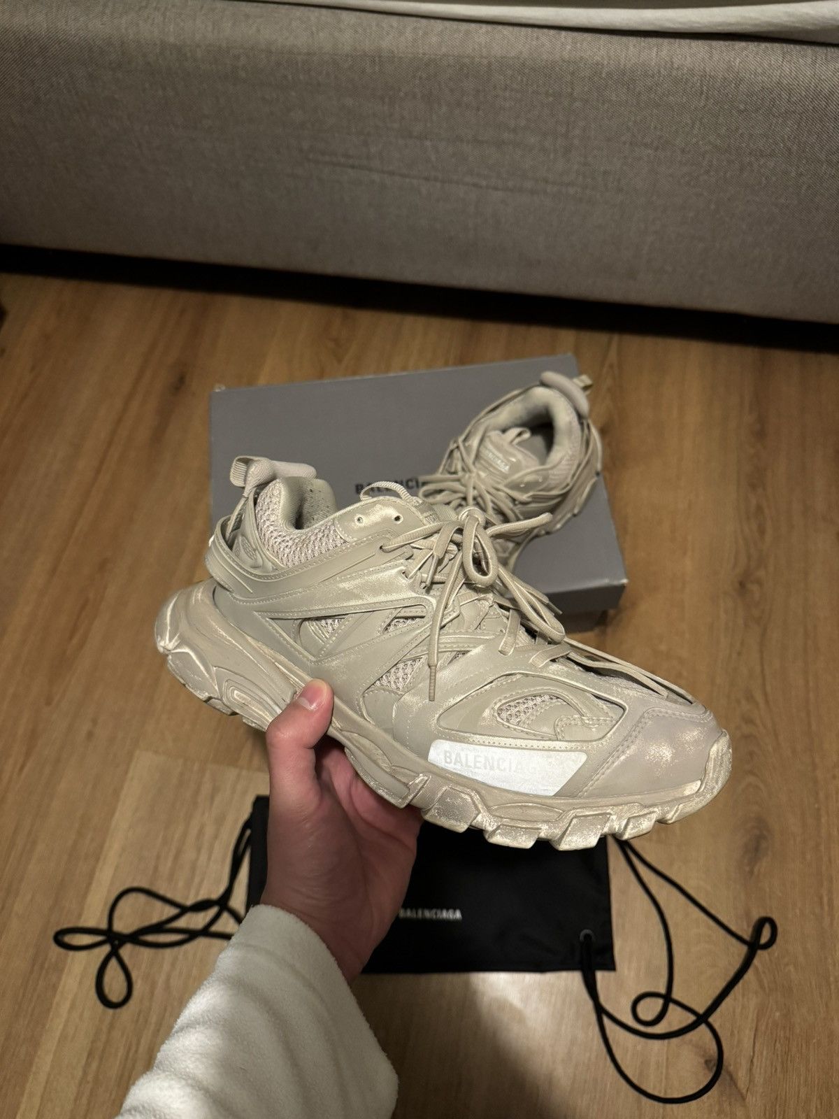 Balenciaga Balenciaga track sneaker faded beige size 42 Size US 9 / EU 42 - 12 Thumbnail