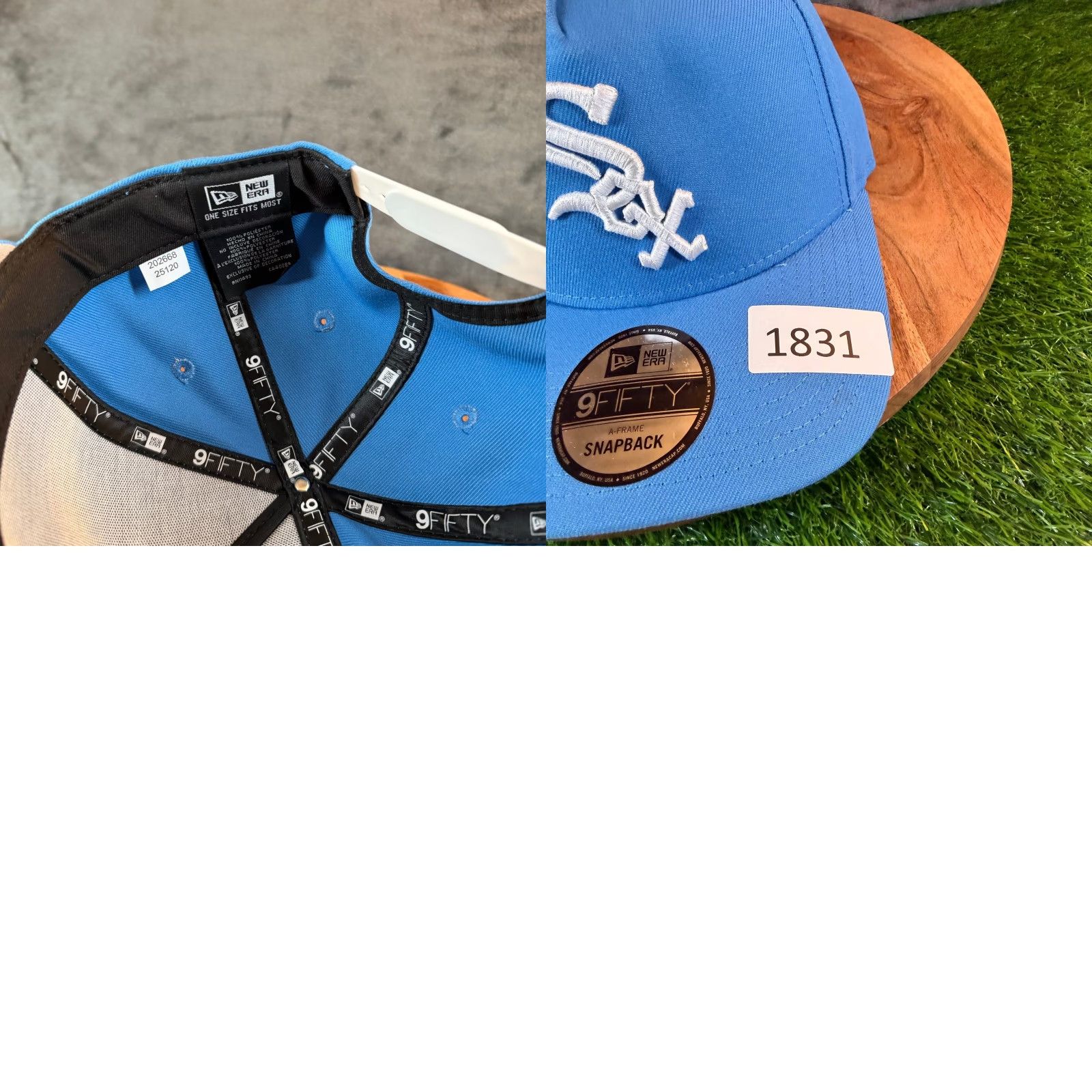 New Era New Era Chicago White Sox 9FIFTY Snapback World Series Baseball Cap Blue NWT Size ONE SIZE - 8 Thumbnail