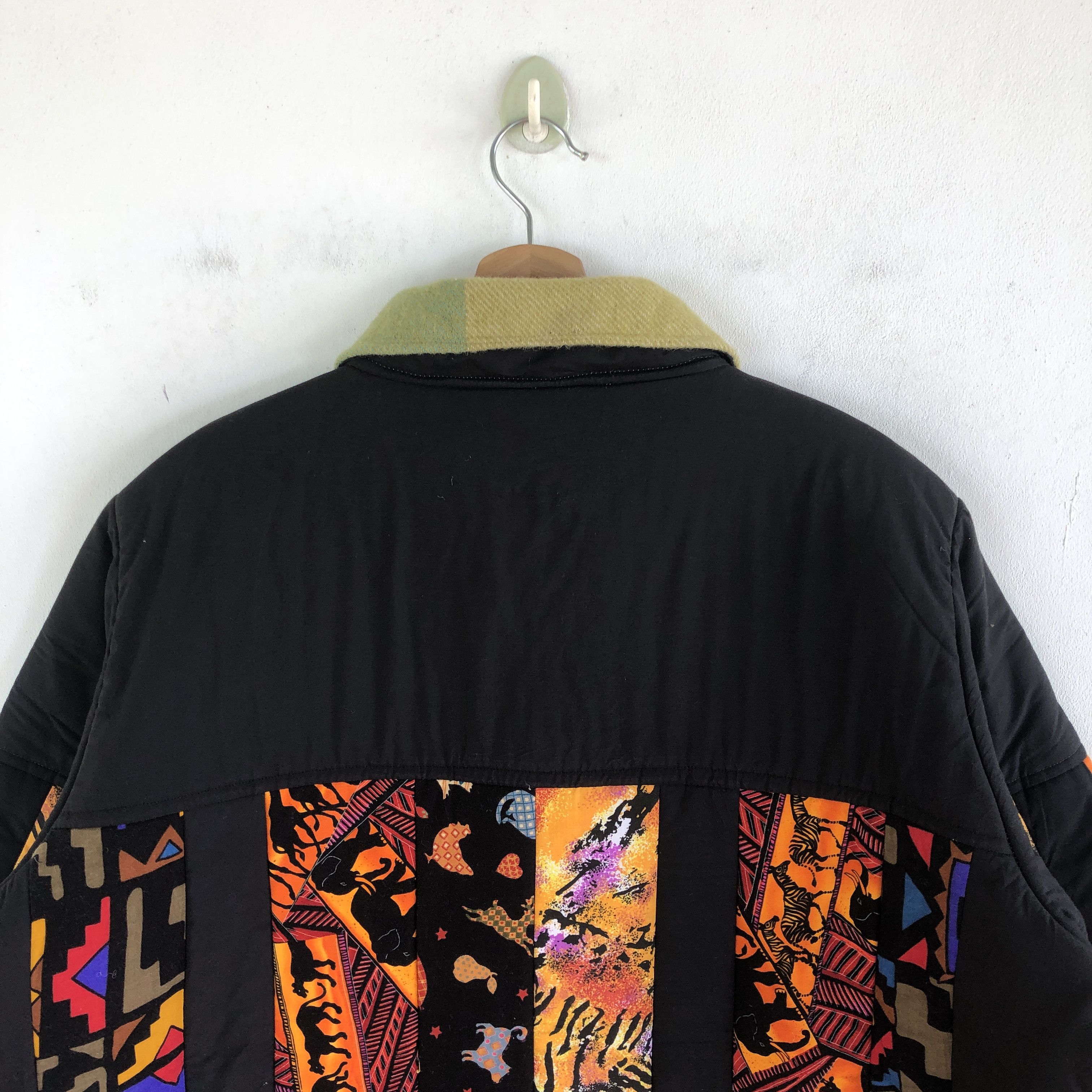 Vintage Vintage 90s Custom Bohemian Hippie Chore Wool Jacket Size US XL / EU 56 / 4 - 5 Thumbnail