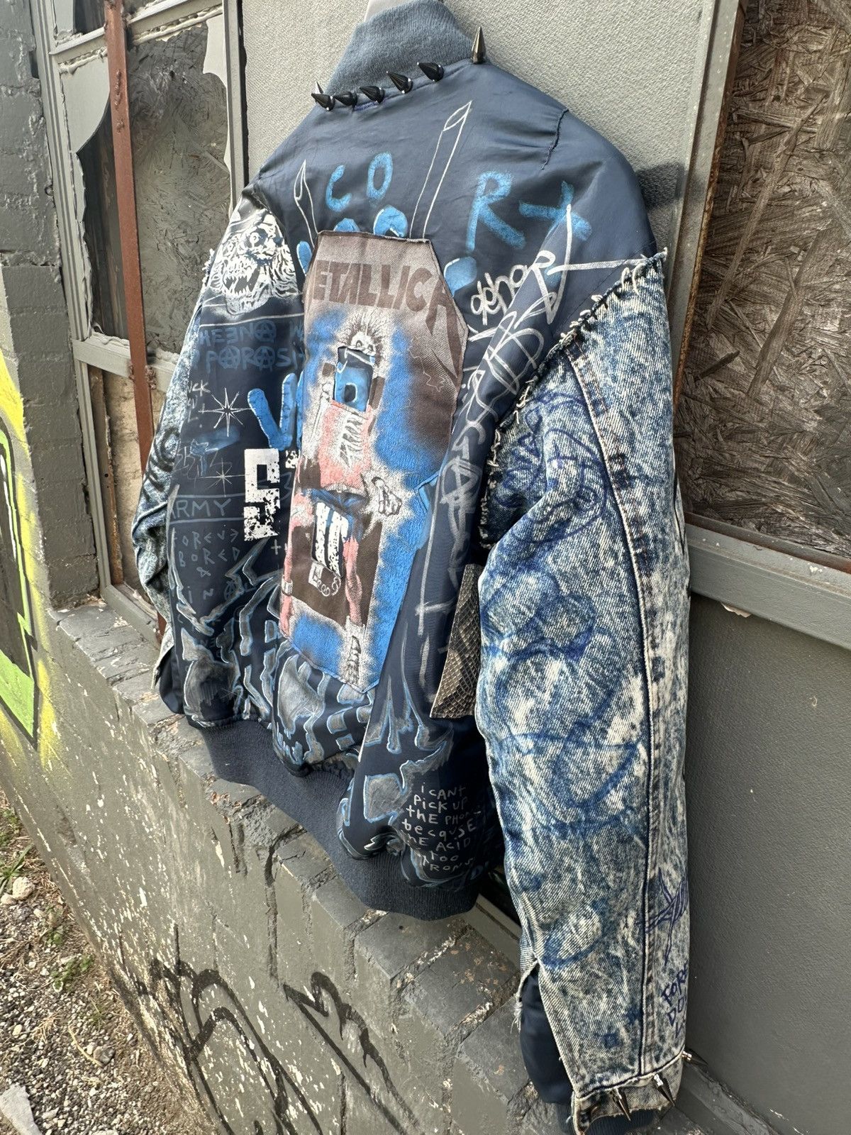 Other Himumimdead Spiked Bomber Jacket Size US M / EU 48-50 / 2 - 3 Thumbnail