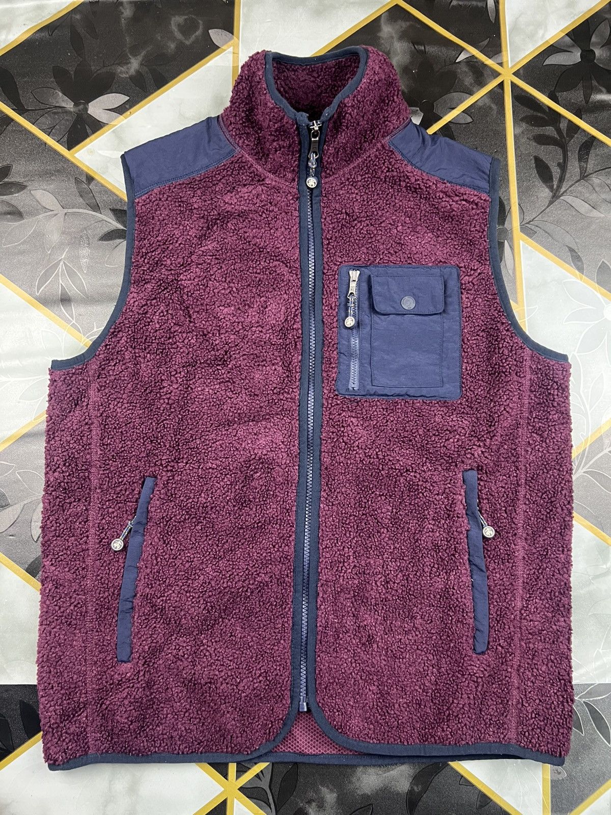 Brooks Brothers Brook Brothers Men’s Sherpa Fleece Vests Size US S / EU 44-46 / 1 - 2 Thumbnail
