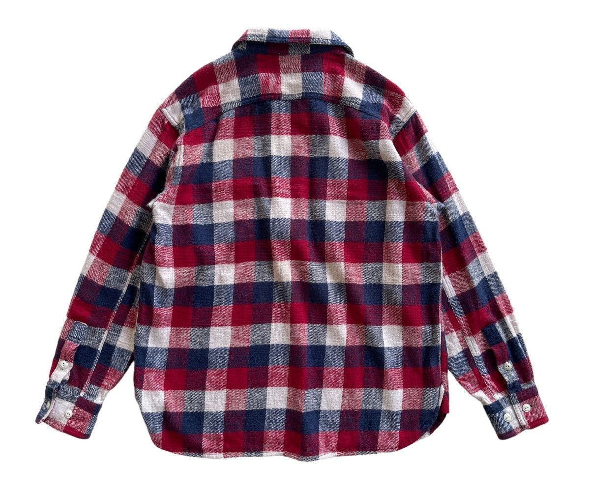 Cushman Vintage 30s Cushman Half Zipper Checked Shirt Size US L / EU 52-54 / 3 - 3 Thumbnail