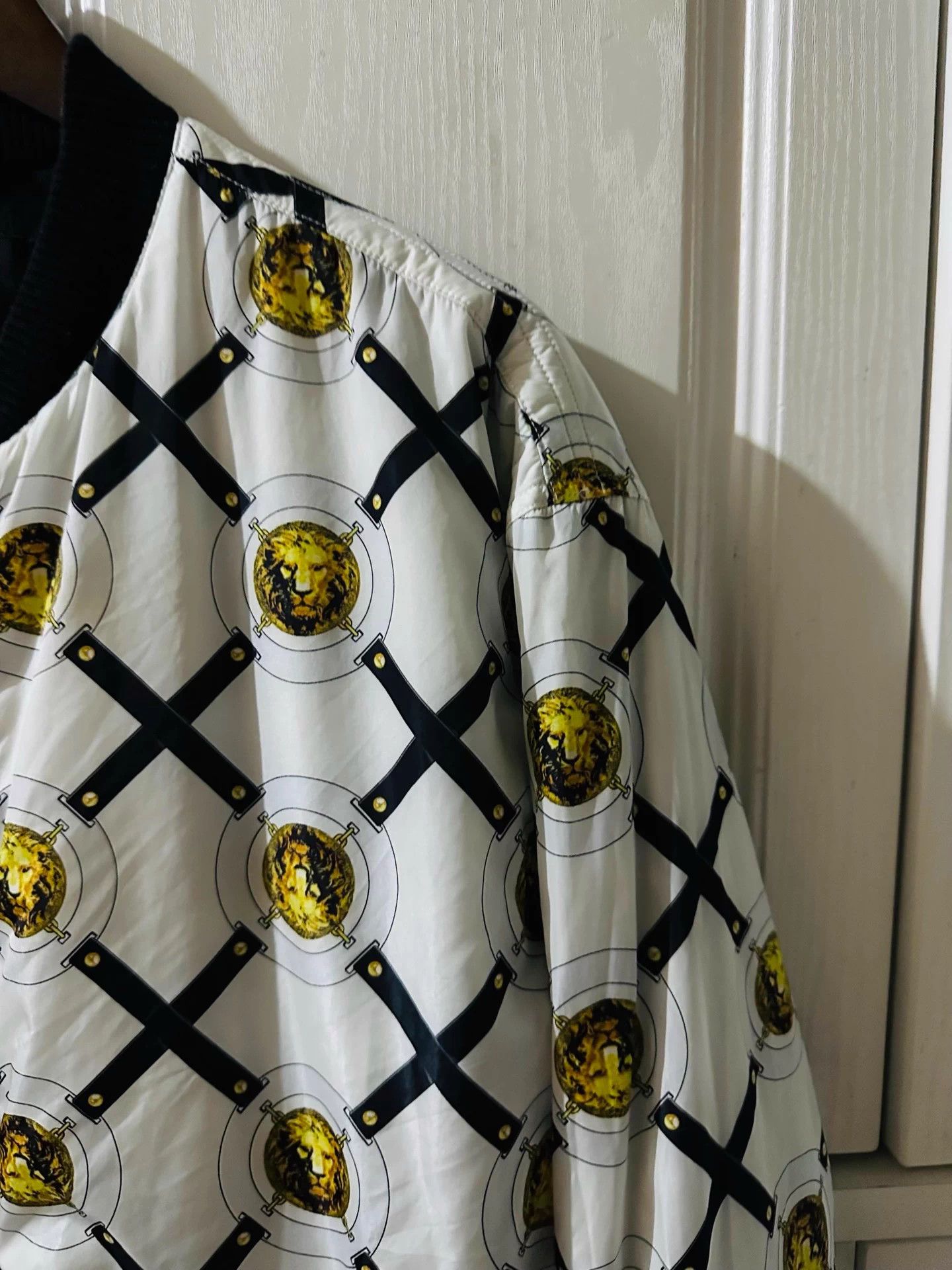 Versace Versace Runway White Flight Jacket Size US L / EU 52-54 / 3 - 4 Thumbnail