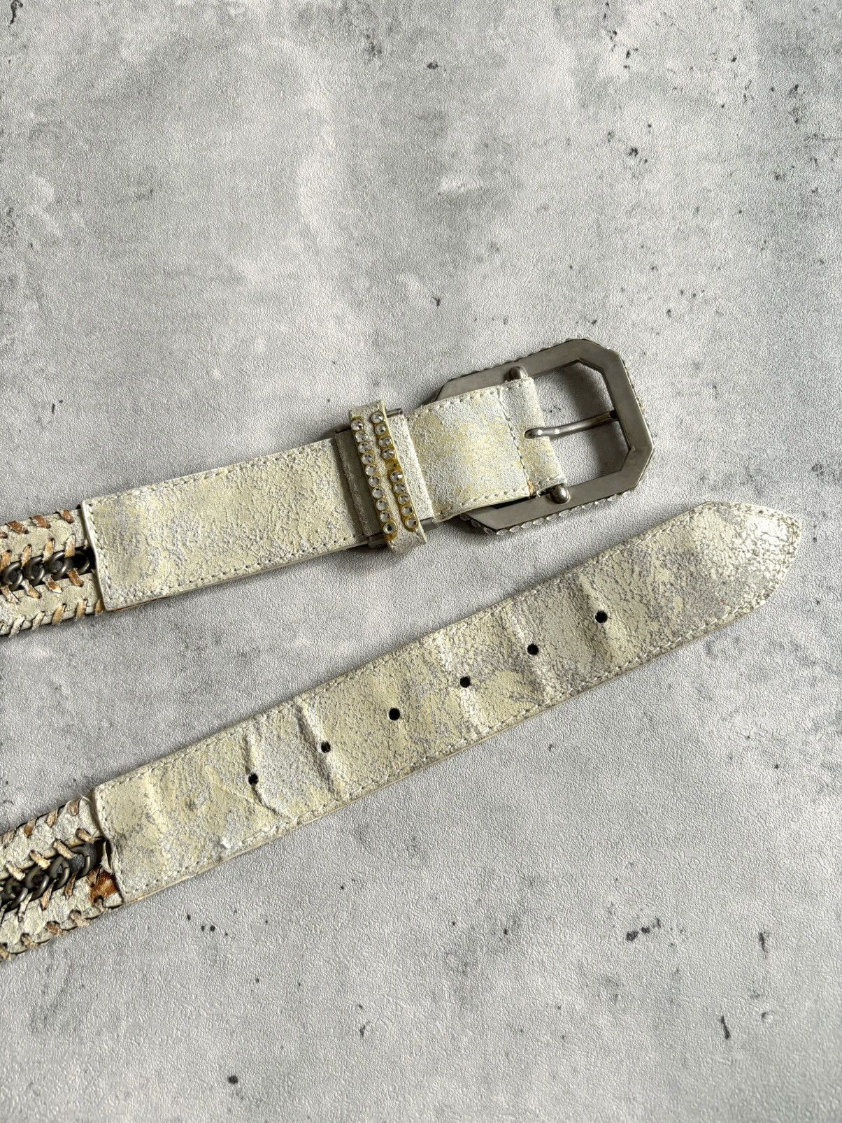 If Six Was Nine Leather Good Design Chain Belt 🐦 Size ONE SIZE - 11 Thumbnail