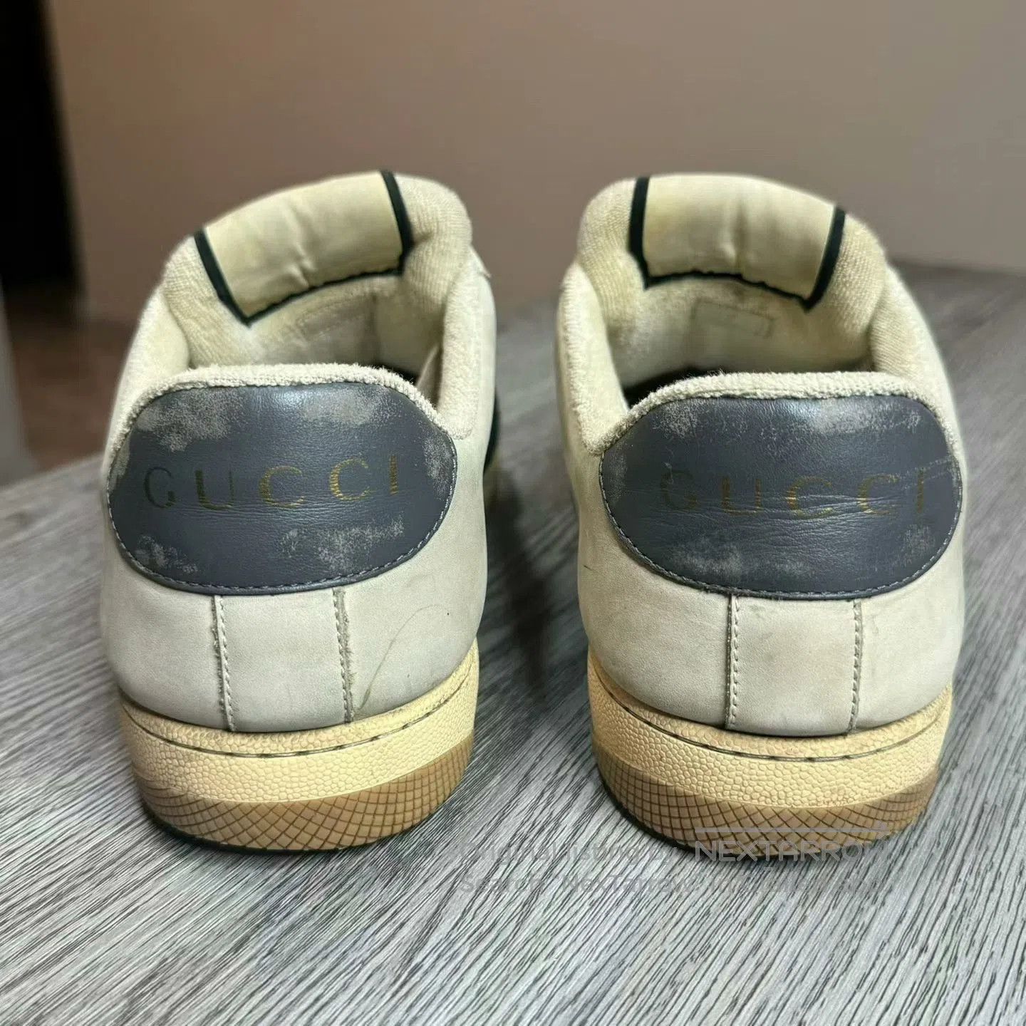 Gucci gucci screener sneakers with blue stripes. Size US 8 / EU 41 - 4 Thumbnail