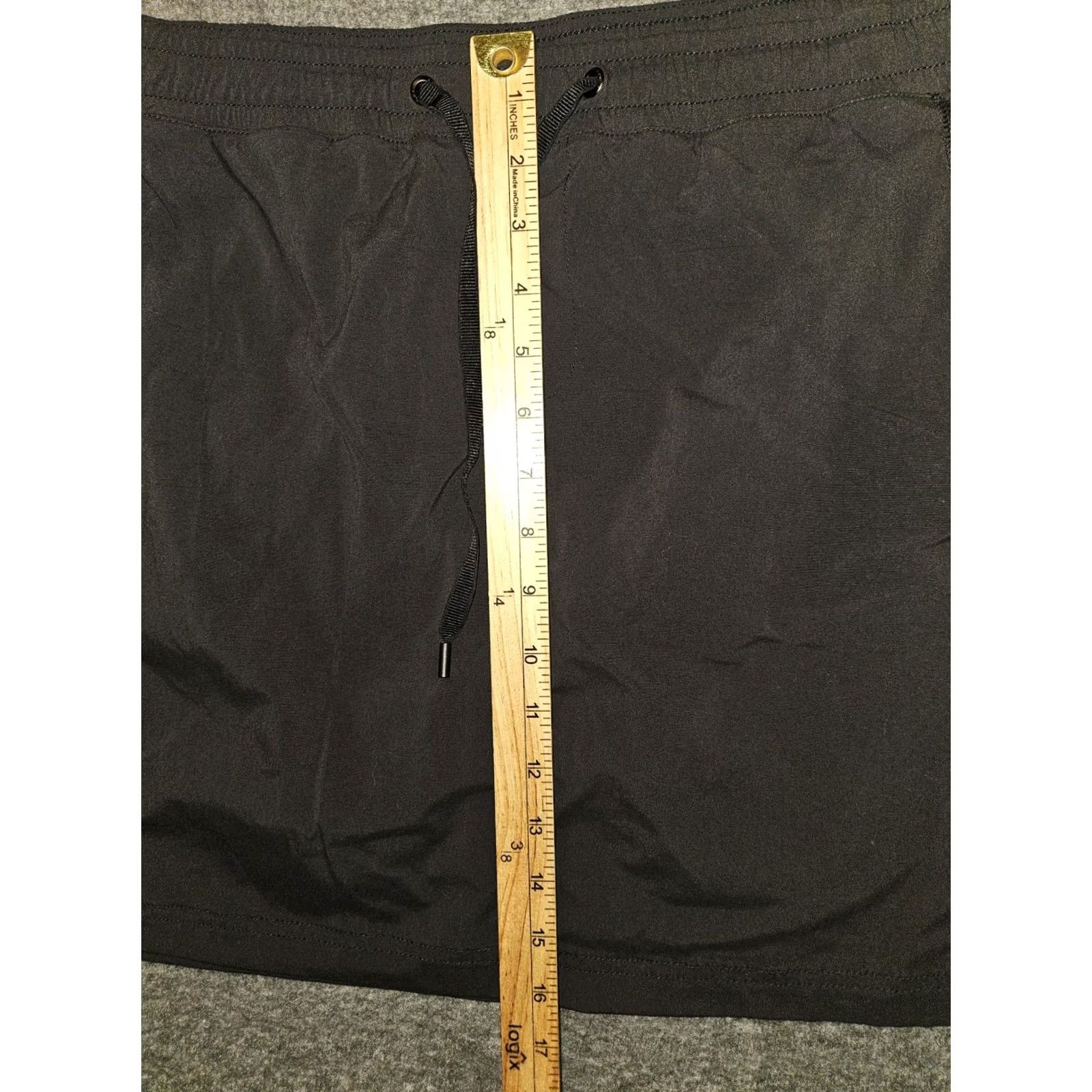 Eddie Bauer Eddie Bauer Hiking Skorts Women 14 Black Elastic Waist Drawstring Camp Skort Activewear Outdoor Athletic Stretch Zip Pocket Size ONE SIZE - 5 Thumbnail