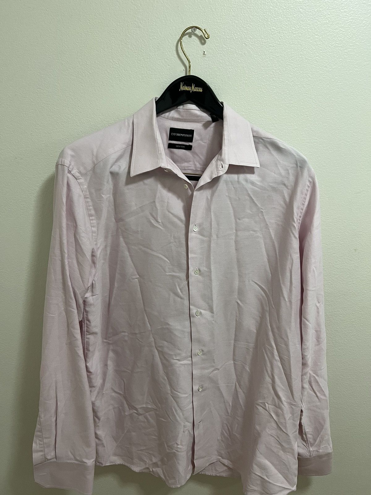 Emporio Armani Emporio Armani Dress Shirt Size US L / EU 52-54 / 3 - 1 Thumbnail