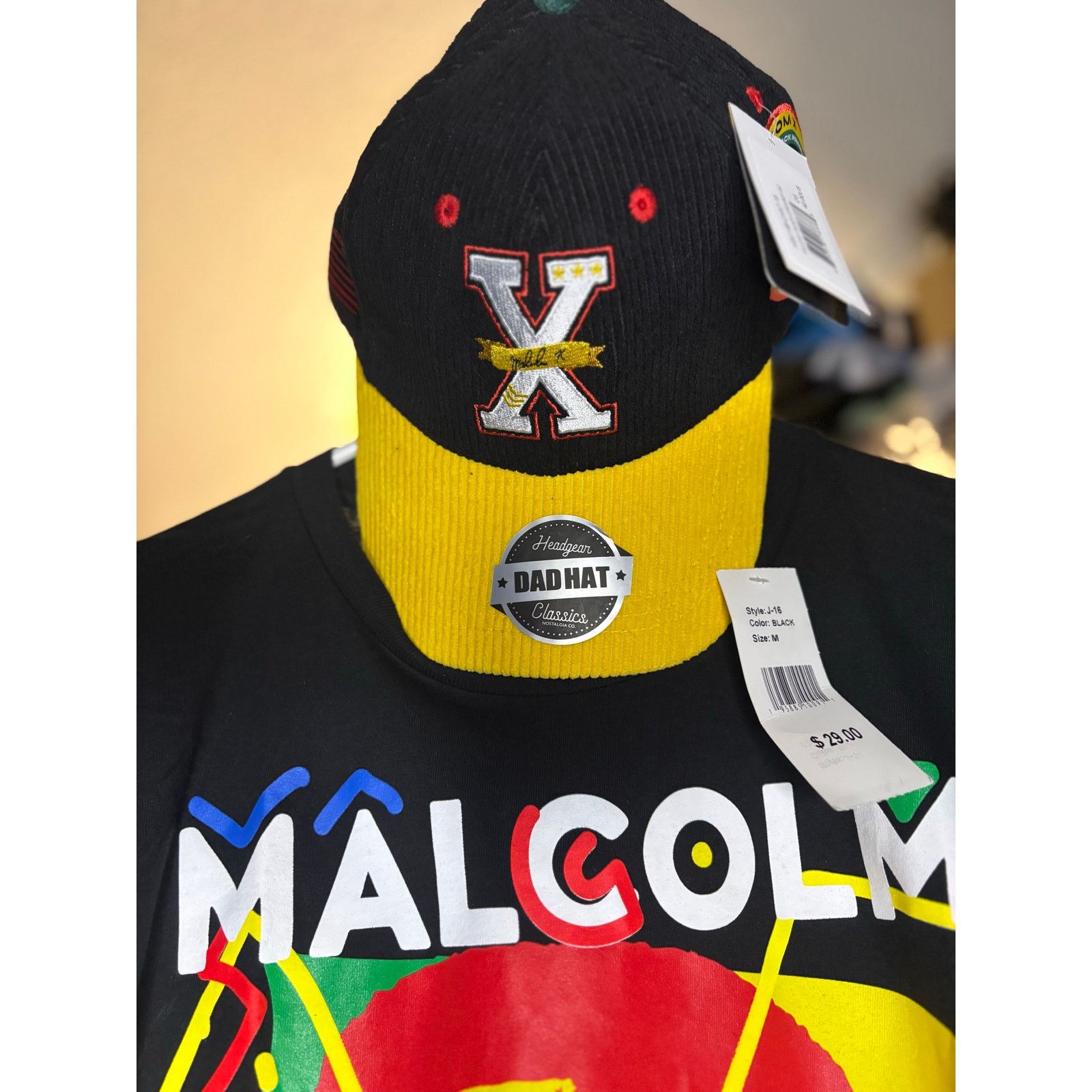 Reason NWT Sz. M Malcom X Shirt & Matching Hat Size US M / EU 48-50 / 2 - 4 Thumbnail