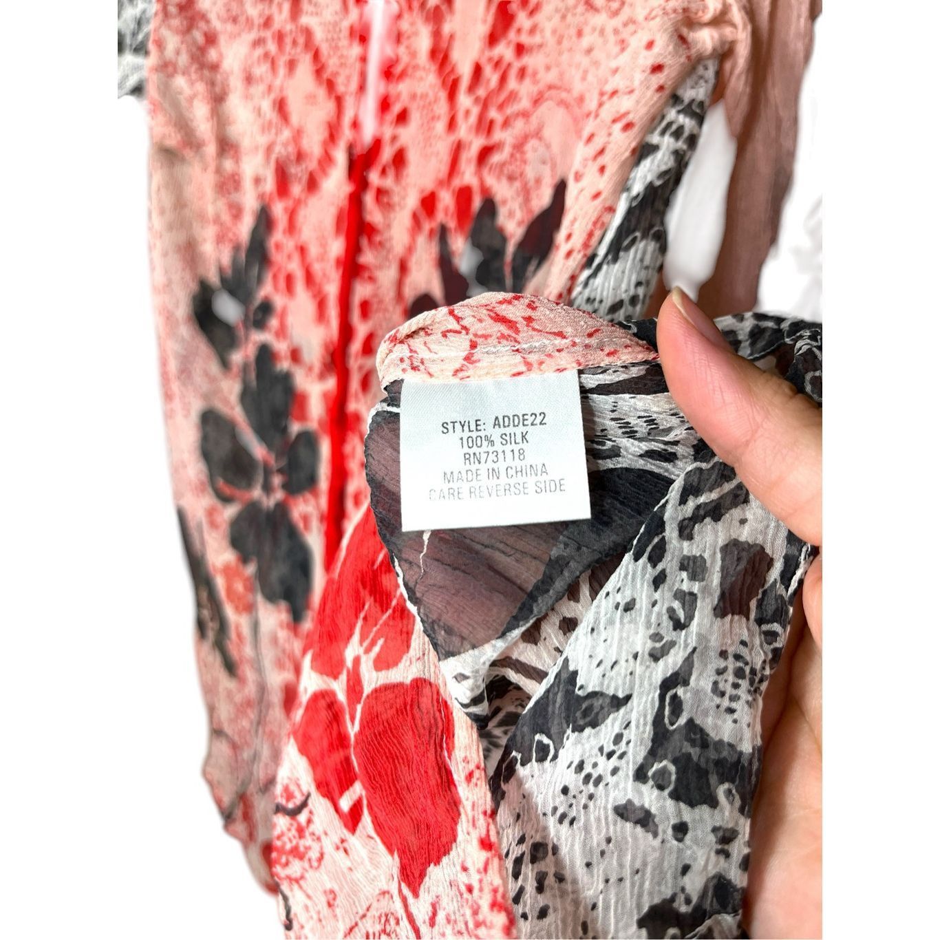 Other David Dart Women's 100% Silk Button Up Blouse/Shirt Size M Size M / US 6-8 / IT 42-44 - 7 Thumbnail