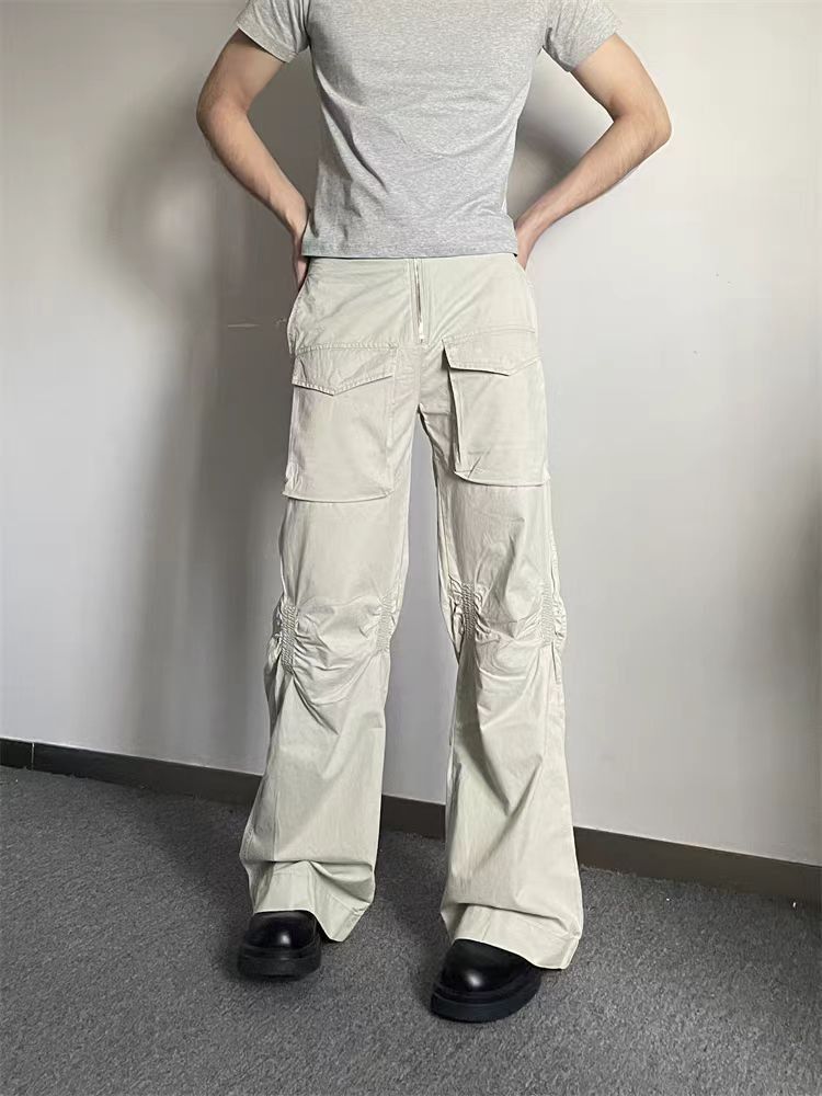 Japanese Brand × Vintage Vintage Workwear Pleated Wide Leg Loose Casual Pants Size US 34 / EU 50 - 3 Thumbnail
